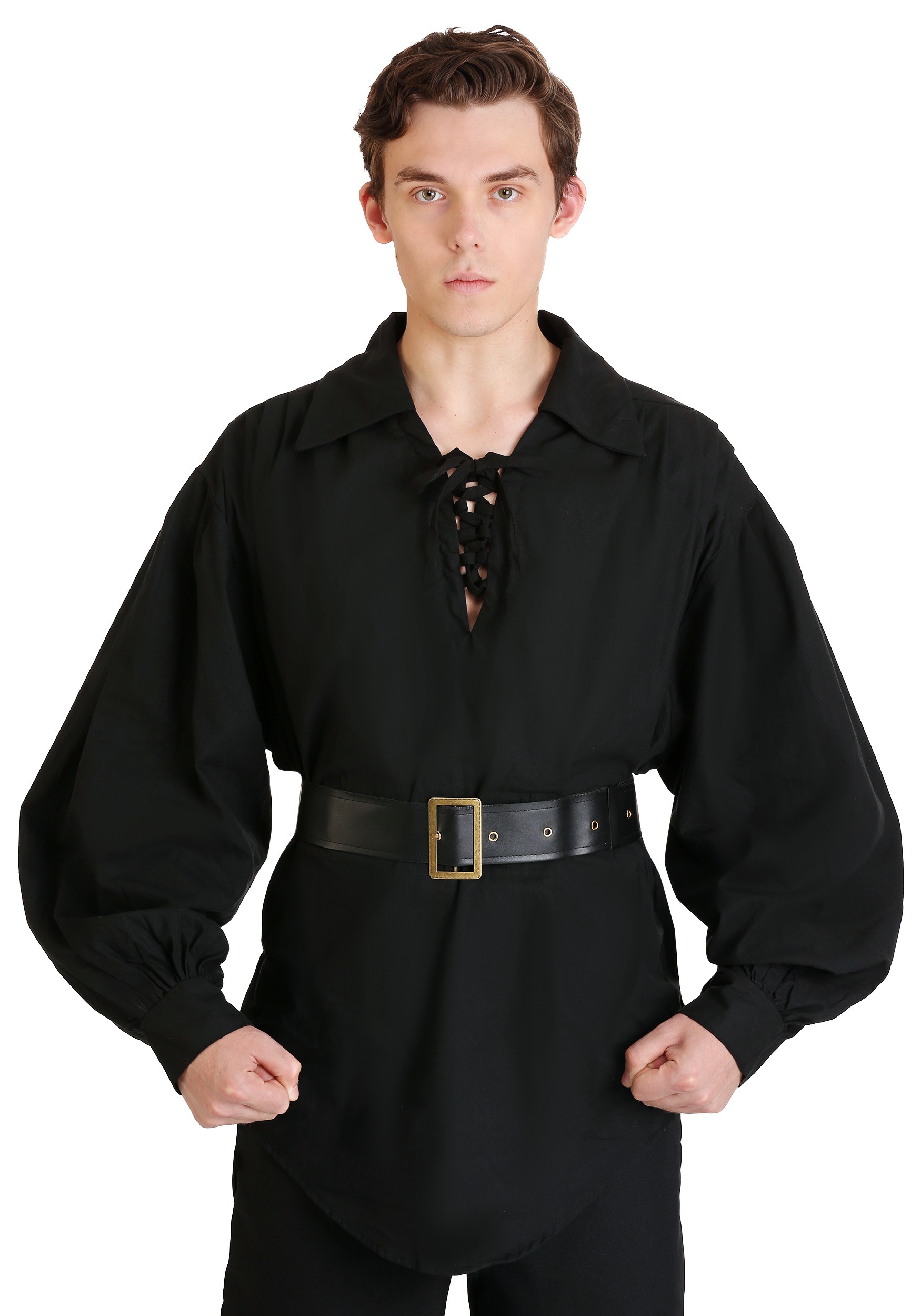 Black Pirate Shirt for Men