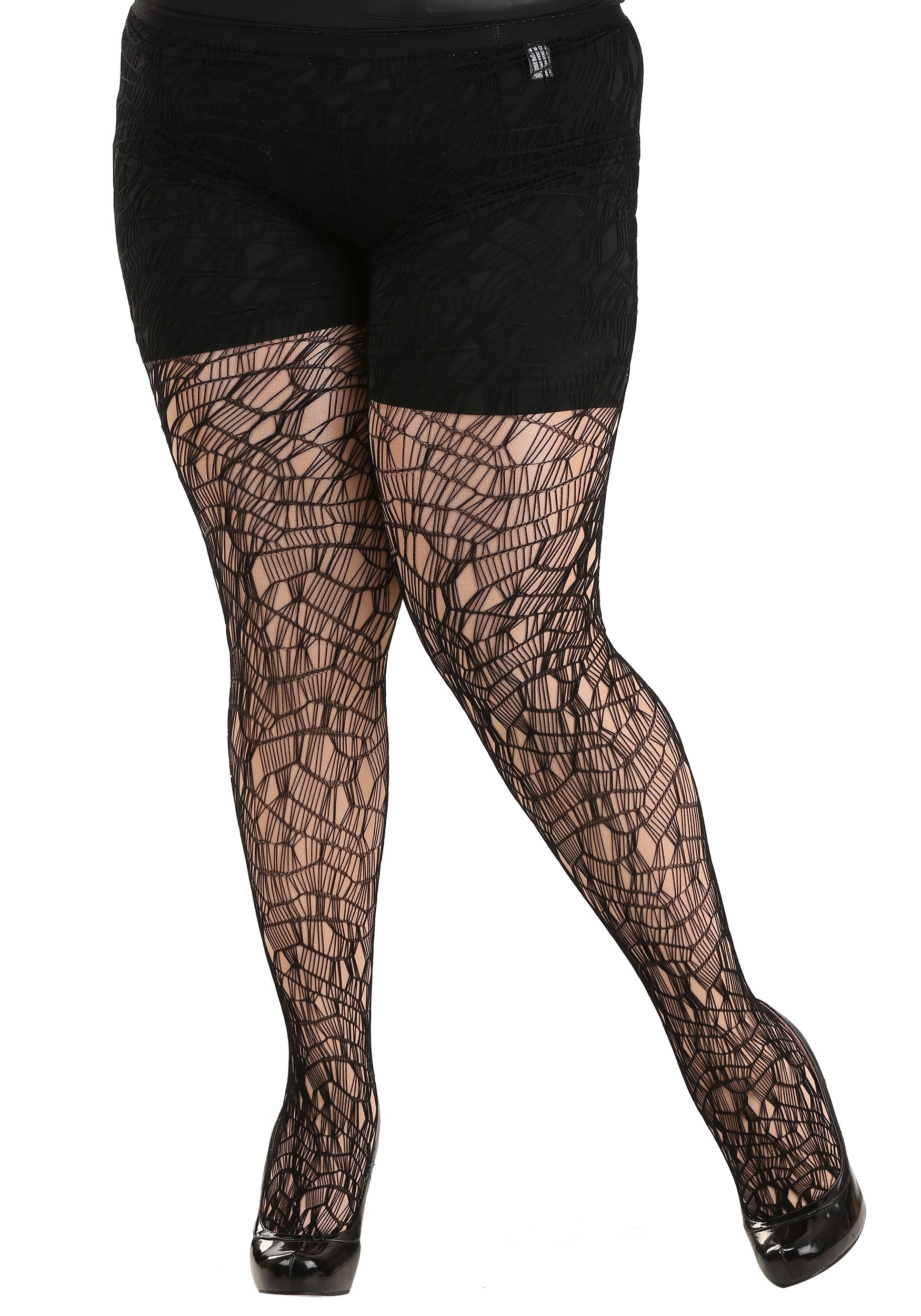 Ripped Tights For Plus Size Women