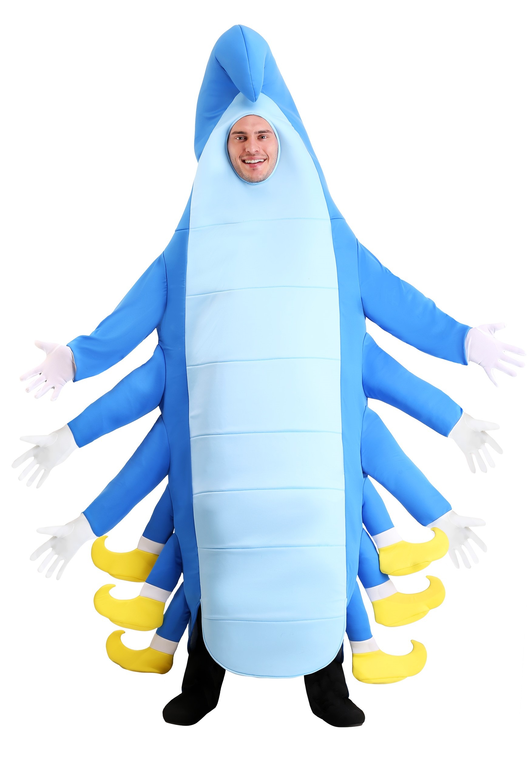Plus Size Caterpillar Fancy Dress Costume For Adults