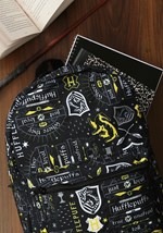 Harry Potter Icon Print Hufflepuff Backpack