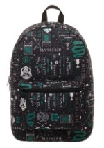 Harry Potter Icon Print Slytherin Backpack