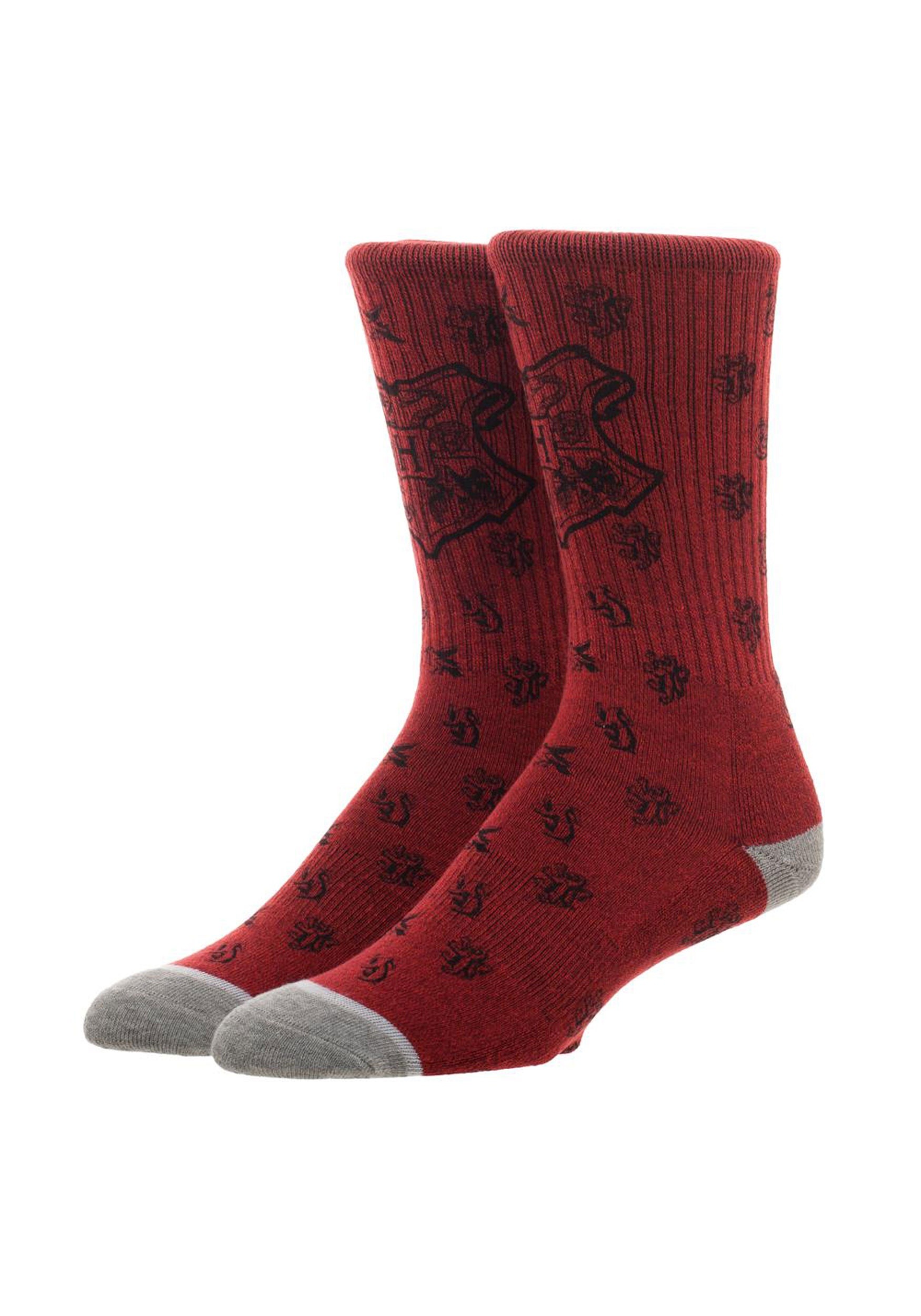 Harry Potter Hogwarts Waterprint Crew Socks