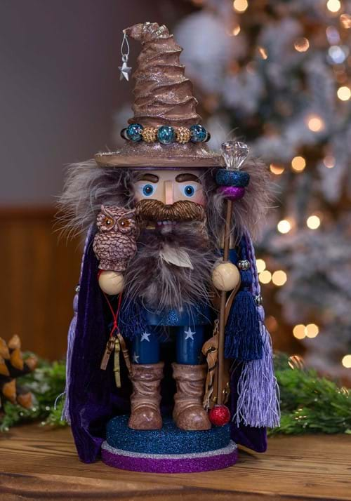 15" Hollywood Brown Wizard Nutcracker