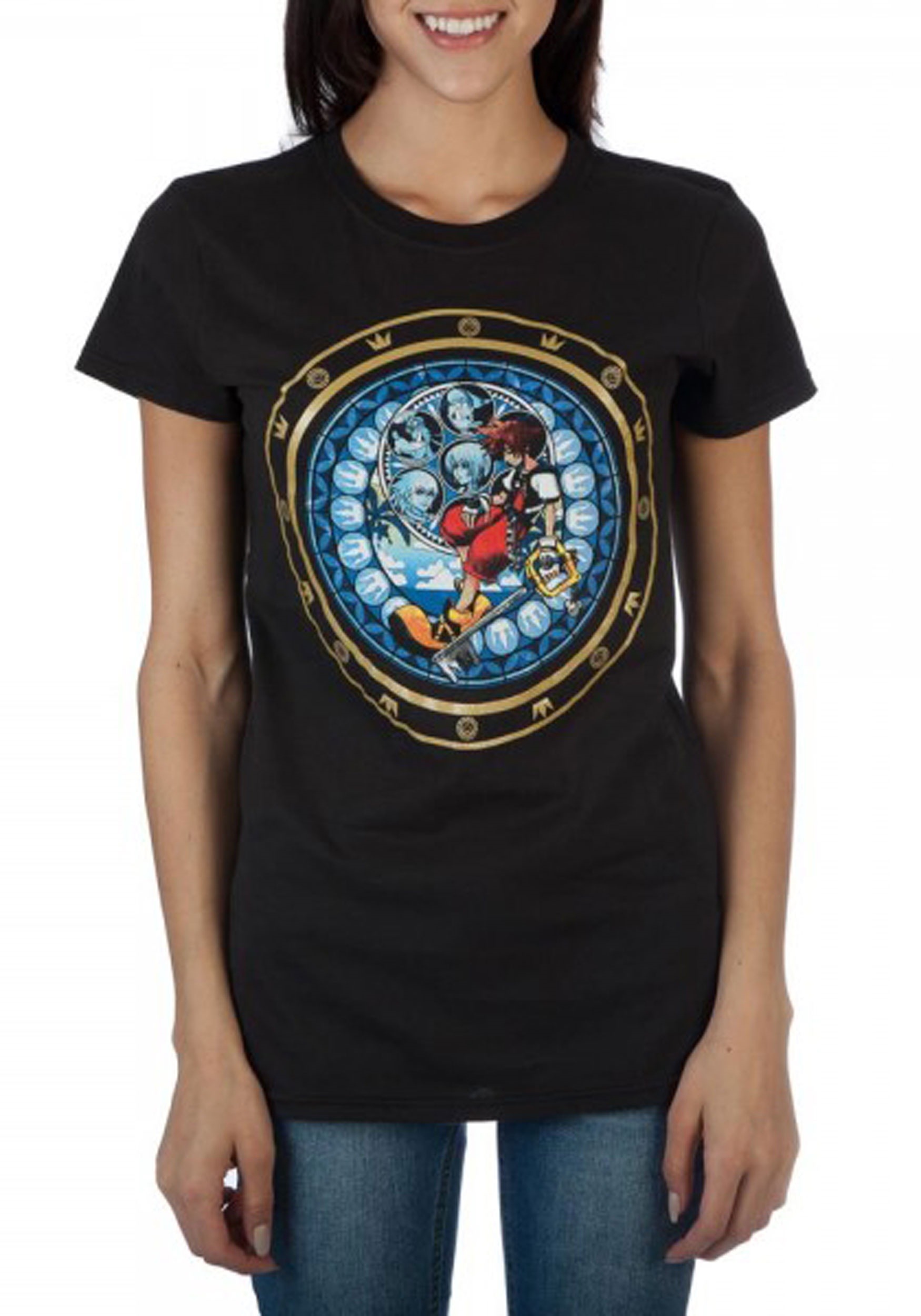 Womens Kingdom Hearts Logo Tee