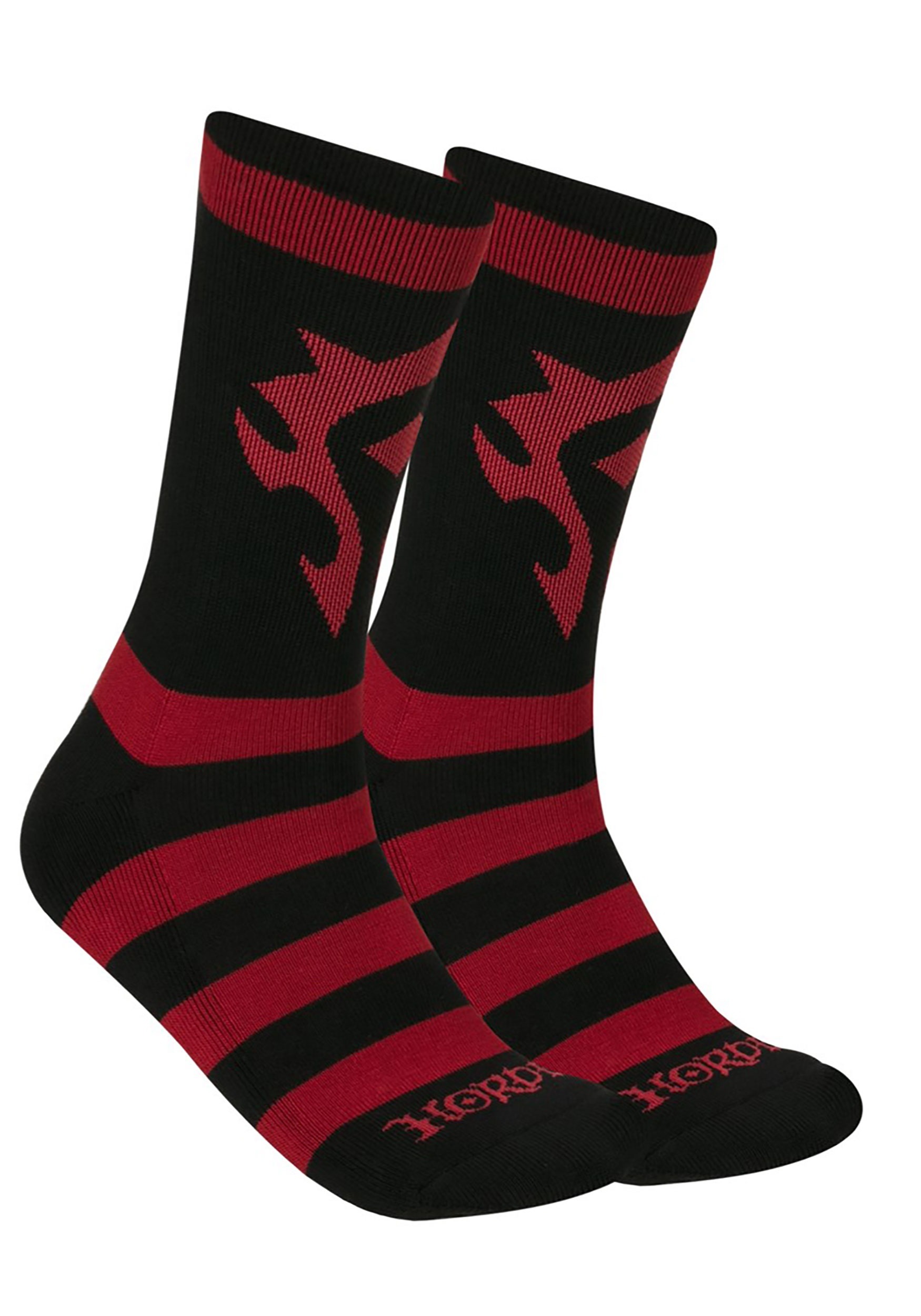 World of Warcraft Knit Horde Socks