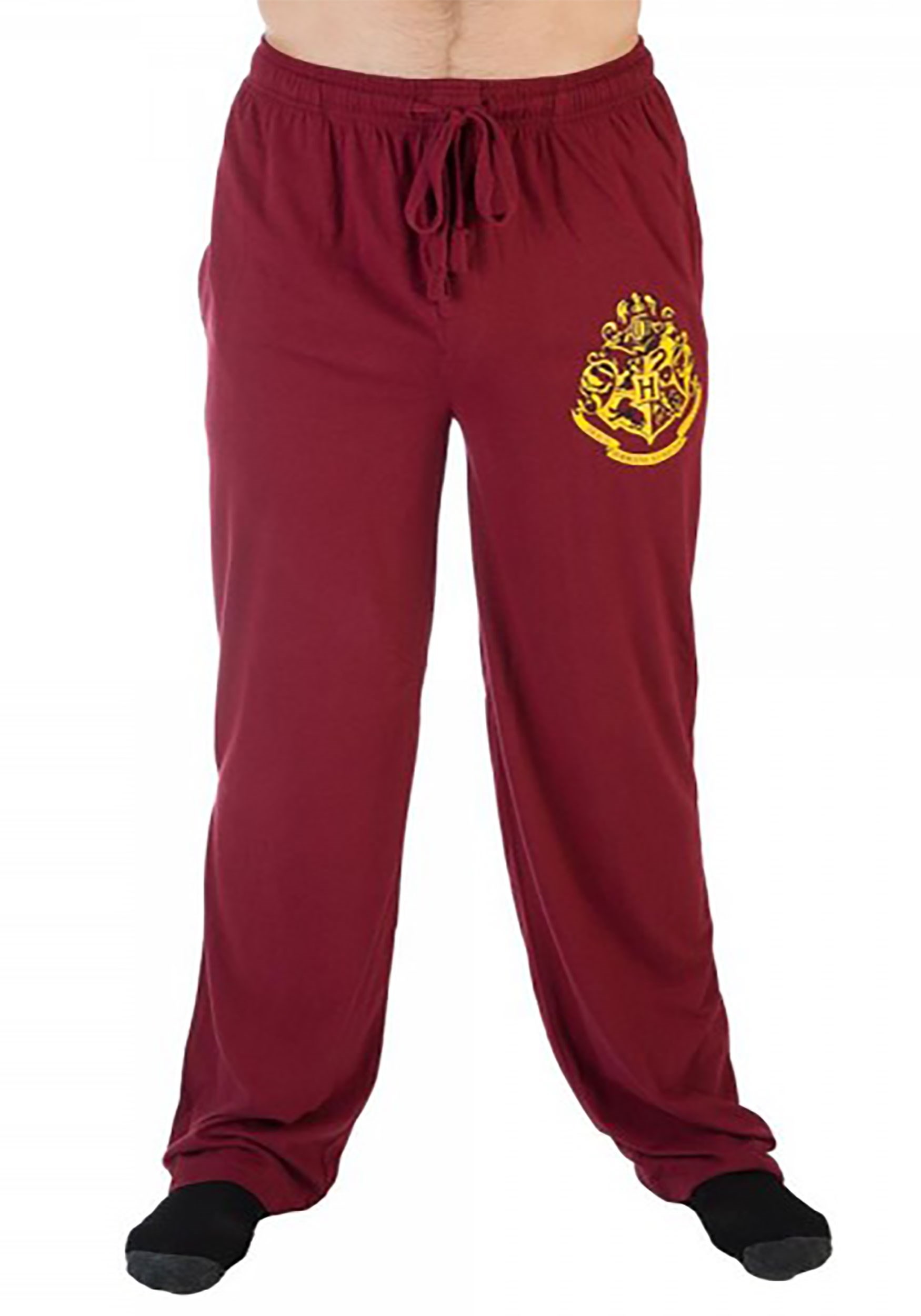 Harry Potter Hogwarts Crest Burgundy Sleep Pants