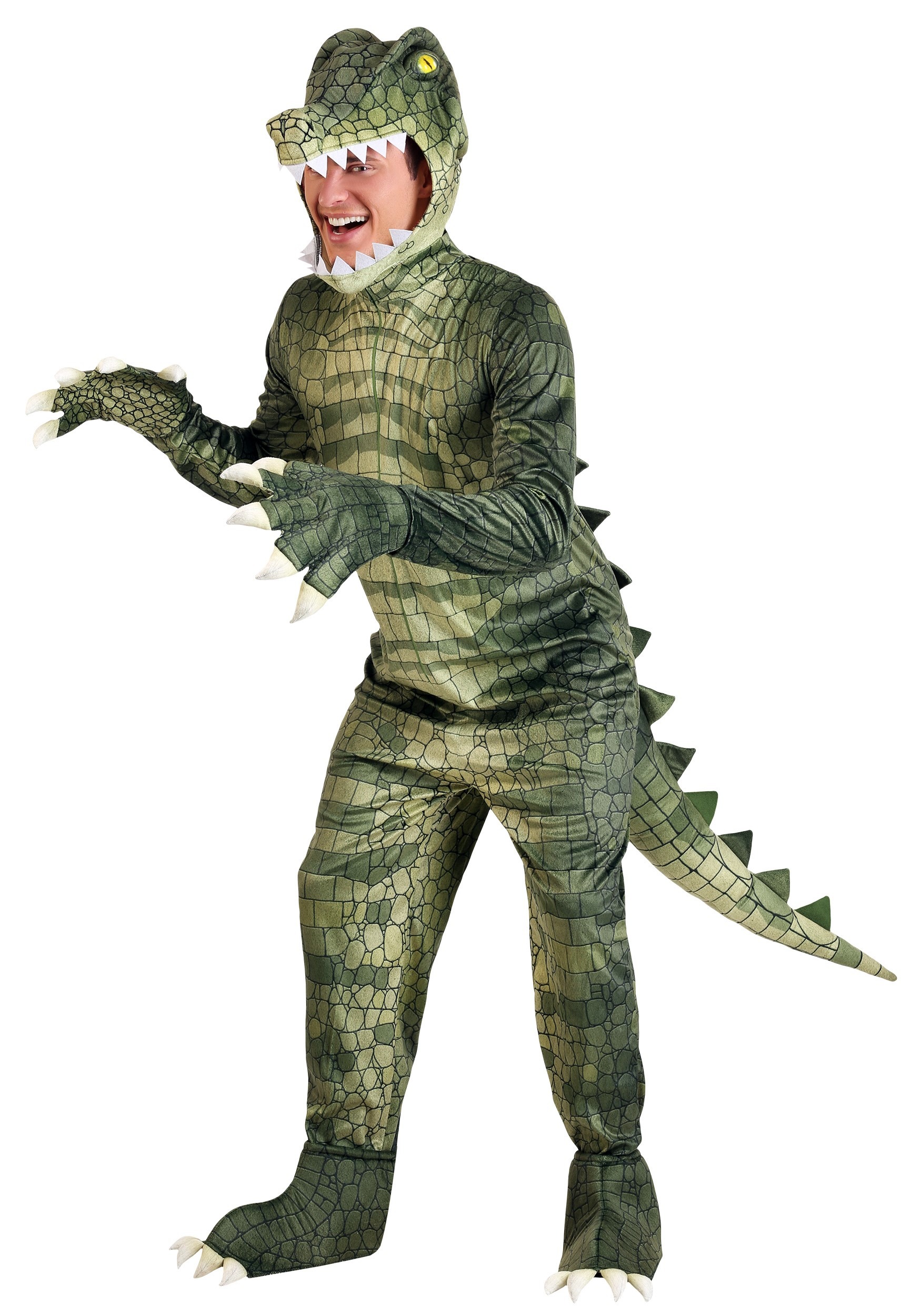 Photos - Fancy Dress Alligator FUN Costumes Adult Plus Size Dangerous   Costume | Plu 