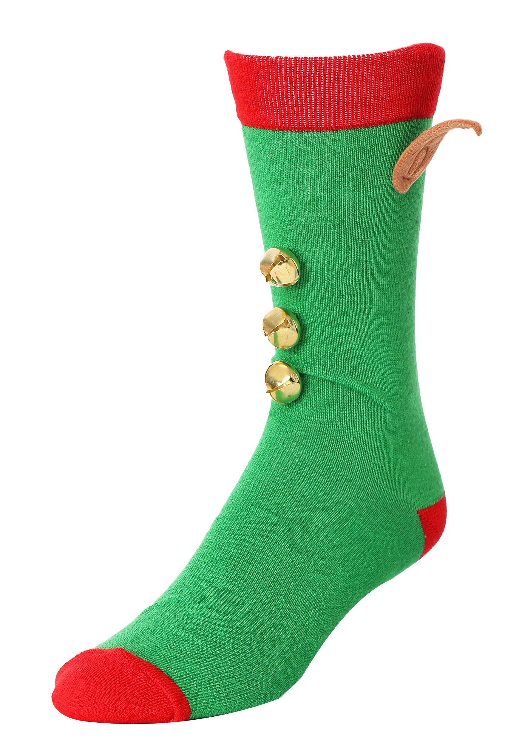 Elf 3D Novelty Crew Socks