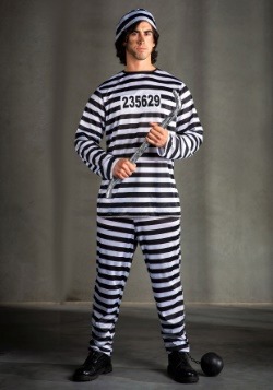 Prisoner Men's Costume