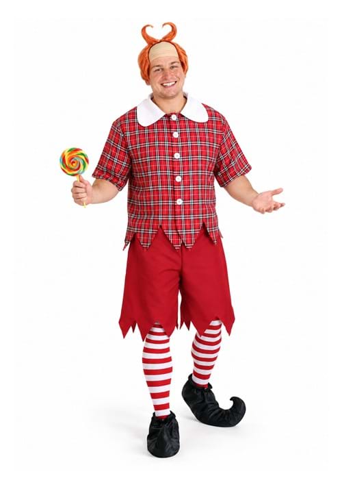 Red Munchkin Costume for Adults upd