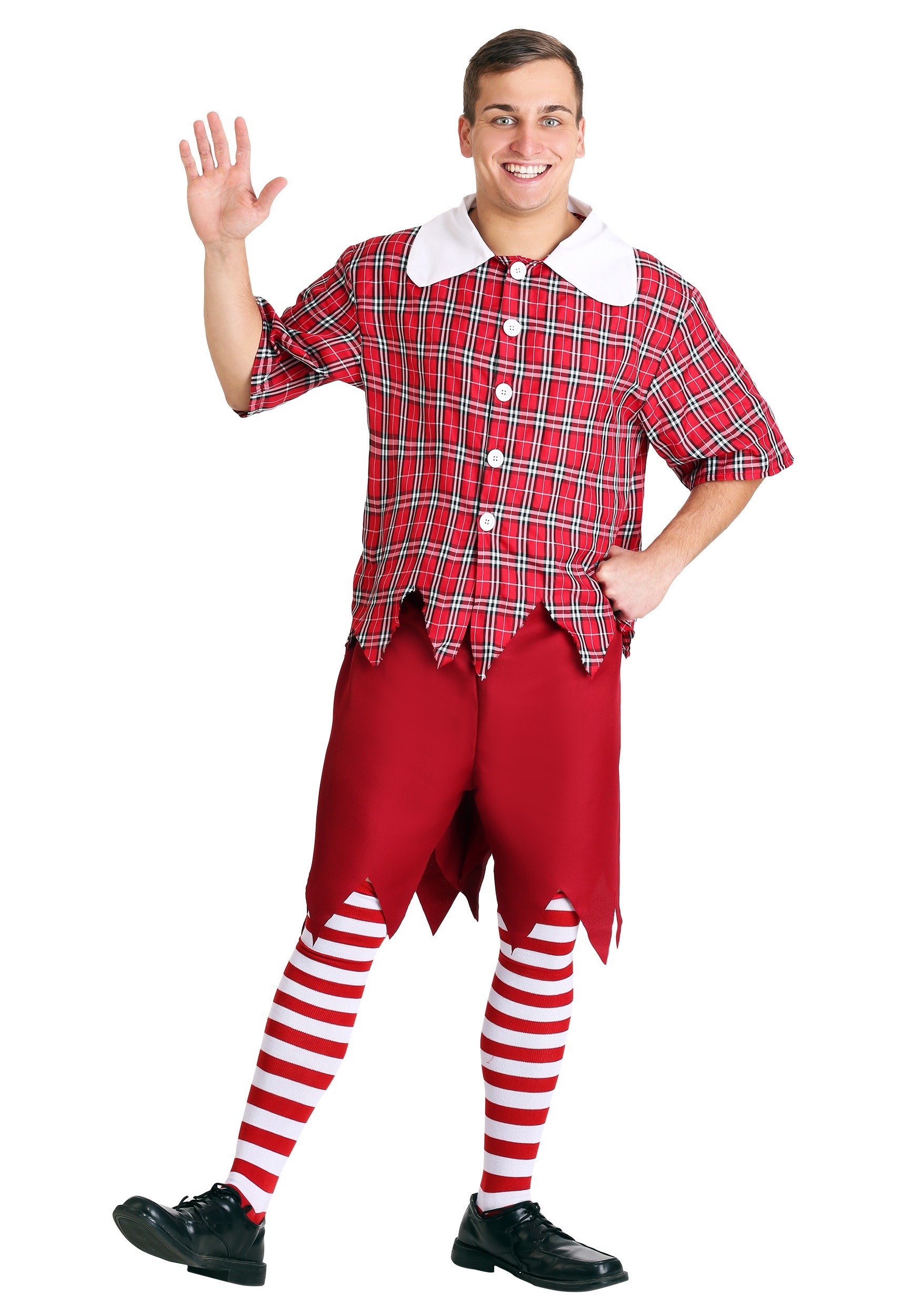 Adult Red Munchkin Fancy Dress Costume