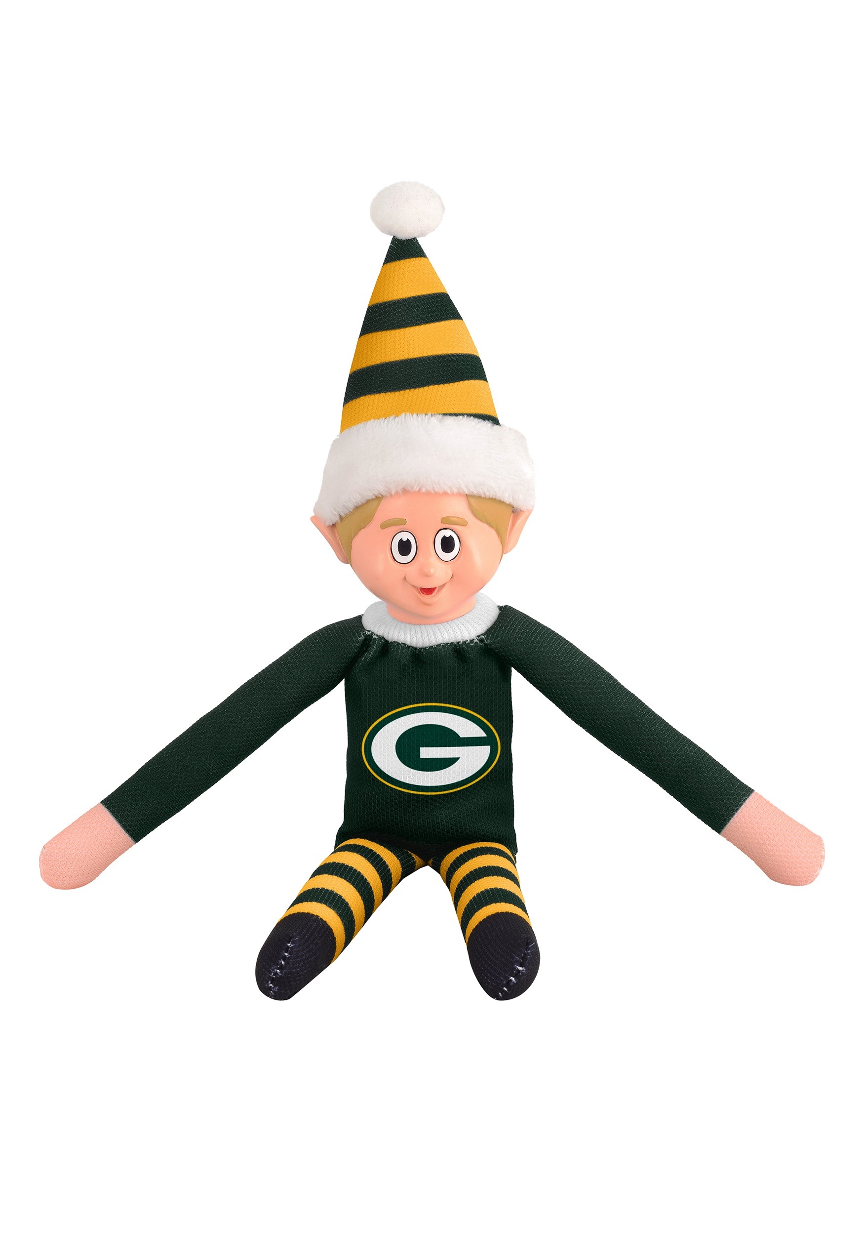 Green Bay Packers Team Elf Christmas Decoration