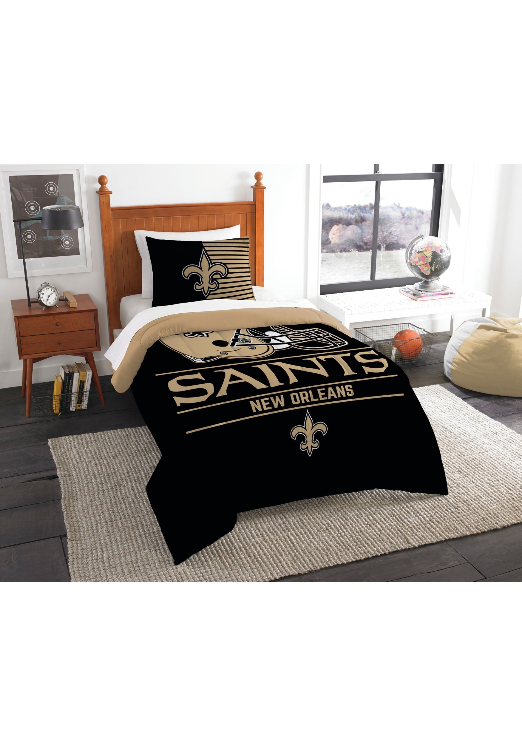 New Orleans Saints Twin Comforter