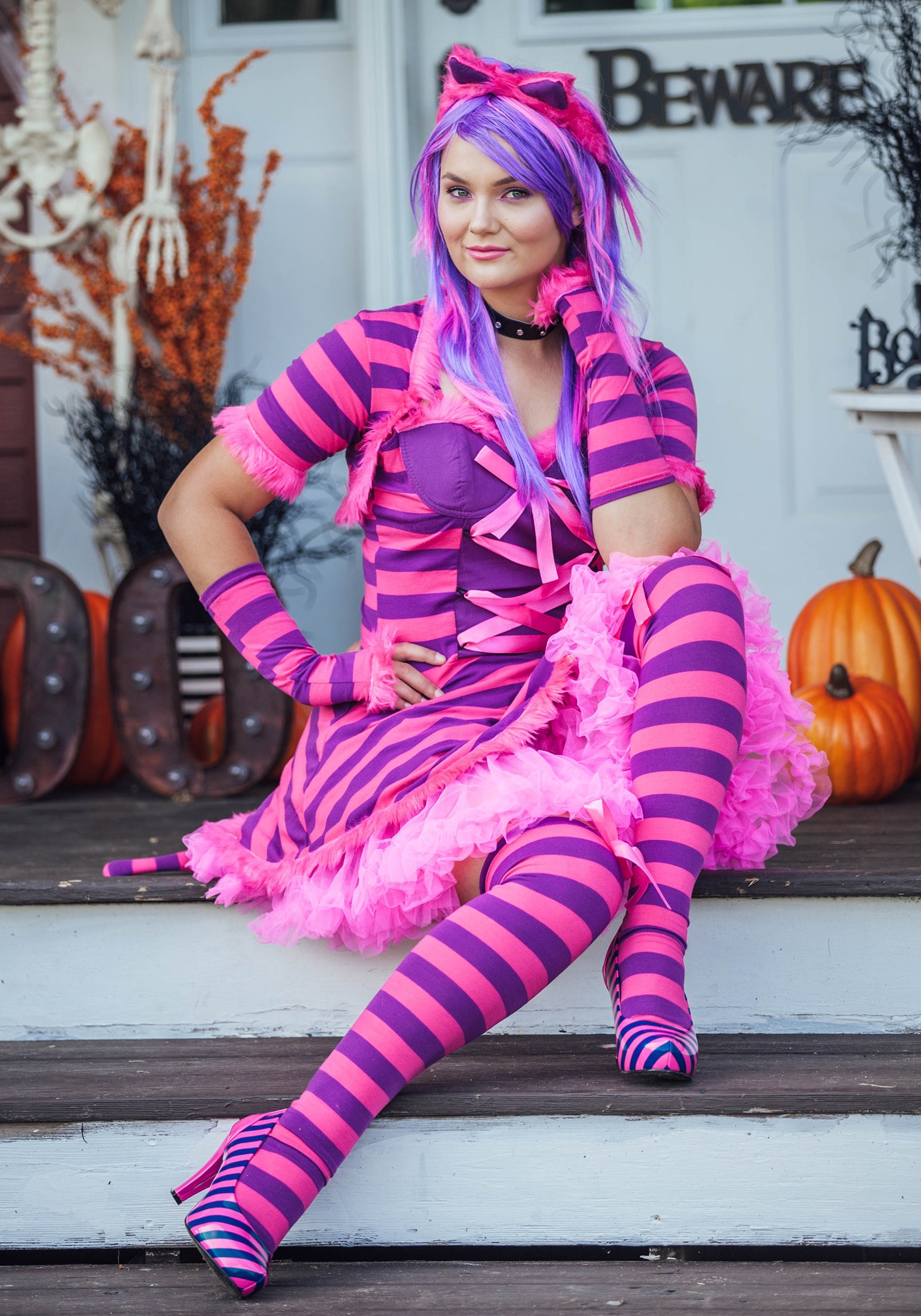 Sexy Wonderland Cat Fancy Dress Costume For Women