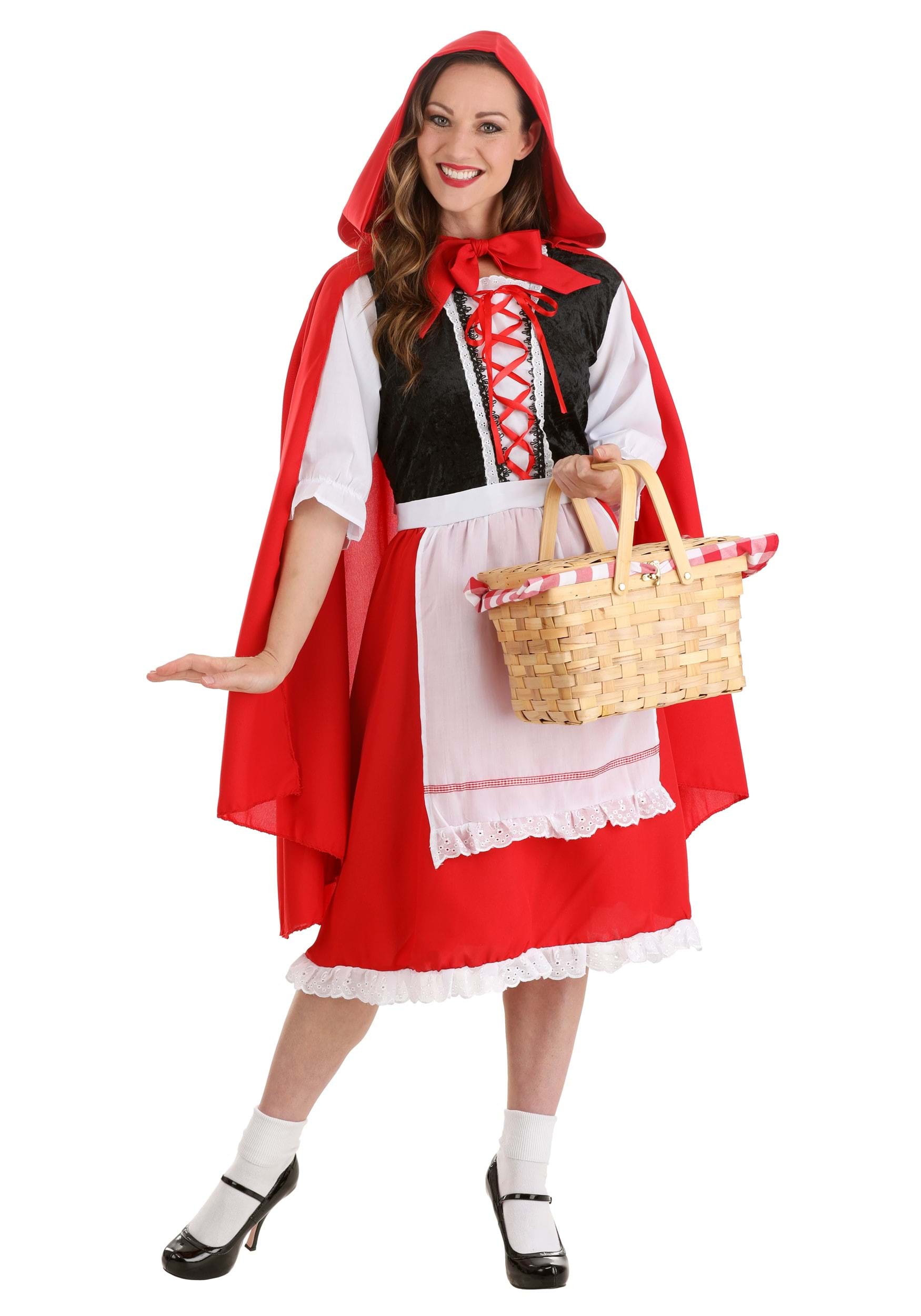 Women's Riding Hood Fancy Dress Costume