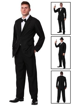 Men's Black Suit Costume 1