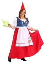 Plus Size Womens Garden Gnome Costume Alt 2