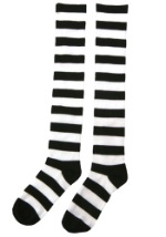 Witch's Striped Socks