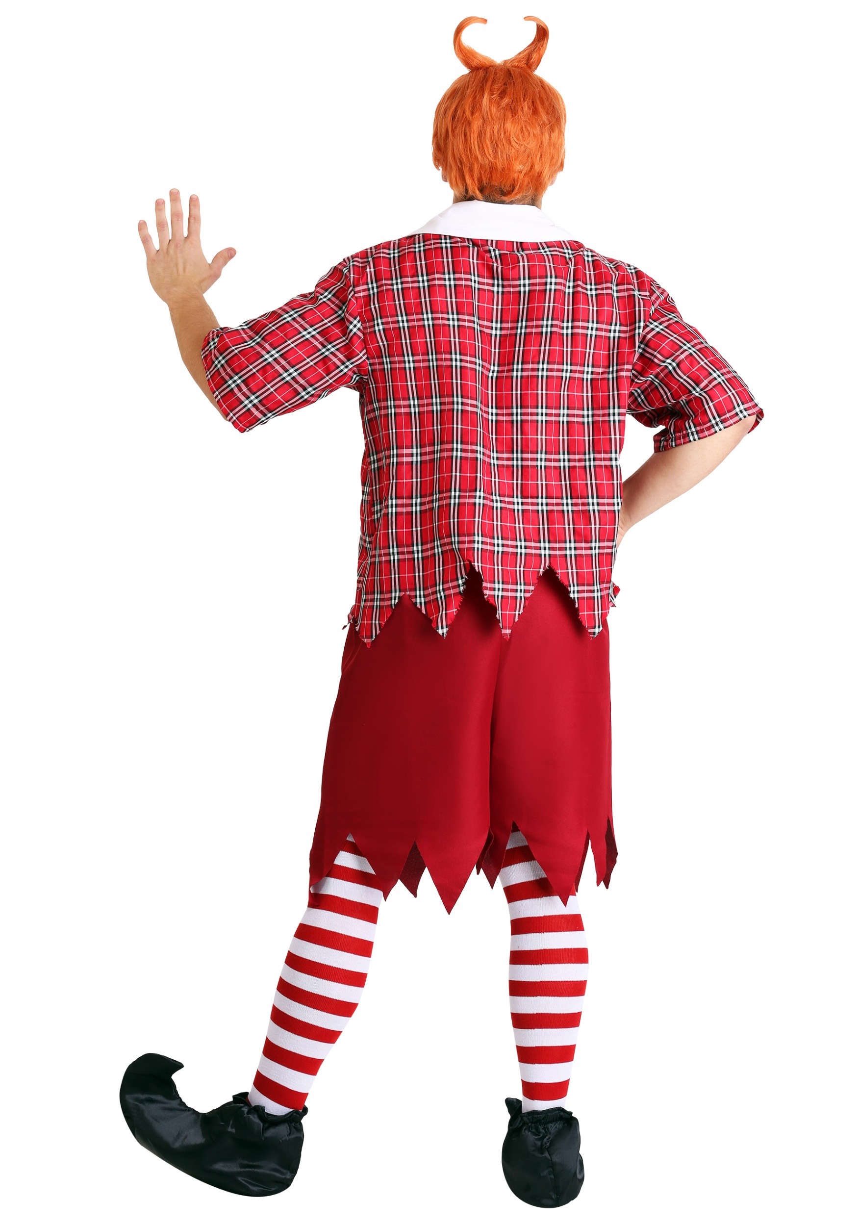 Plus Size Red Munchkin Fancy Dress Costume