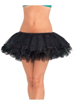 Womens Black Shimmer Tutu