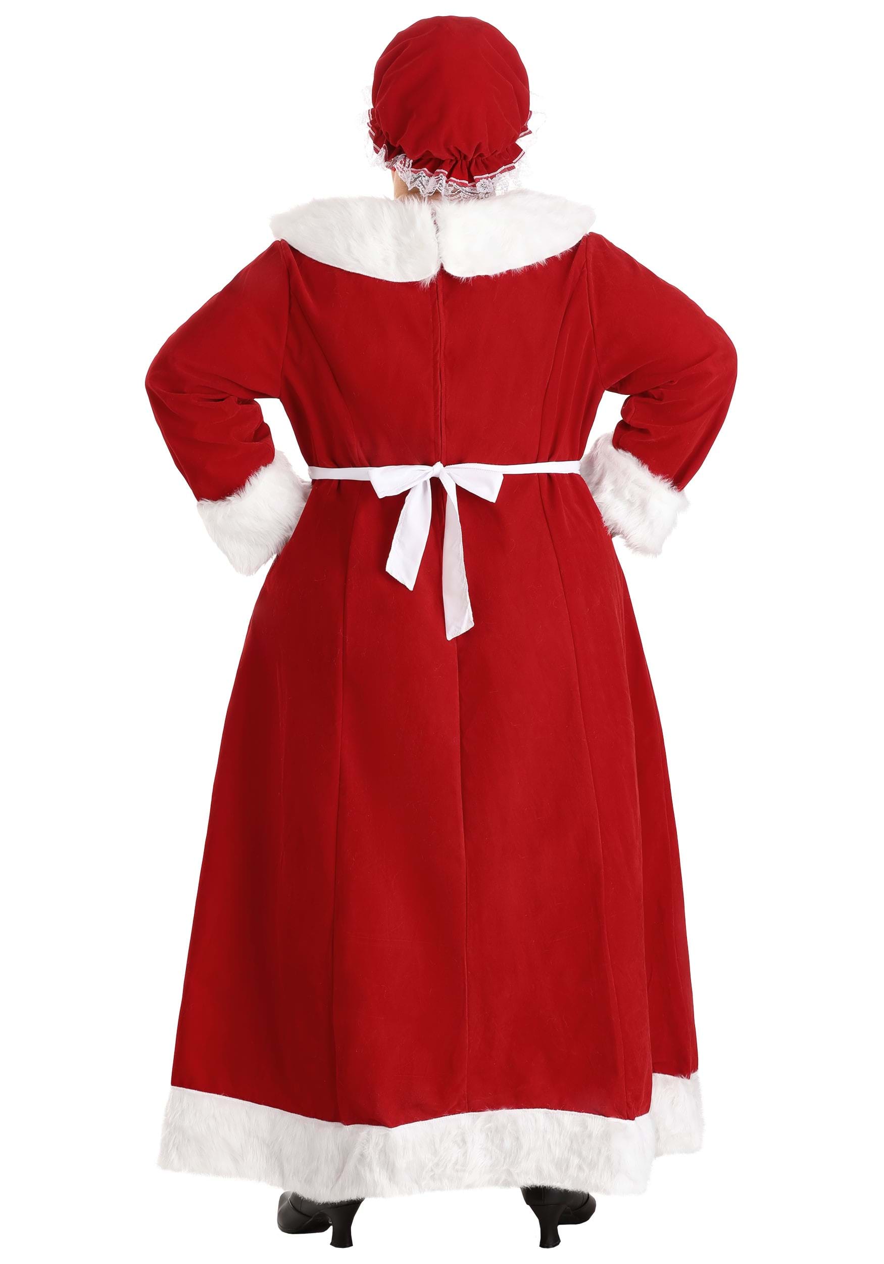Plus Size Mrs. Claus Fancy Dress Costume For Women