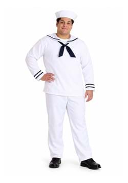 Plus Size Sailor White Costume upd