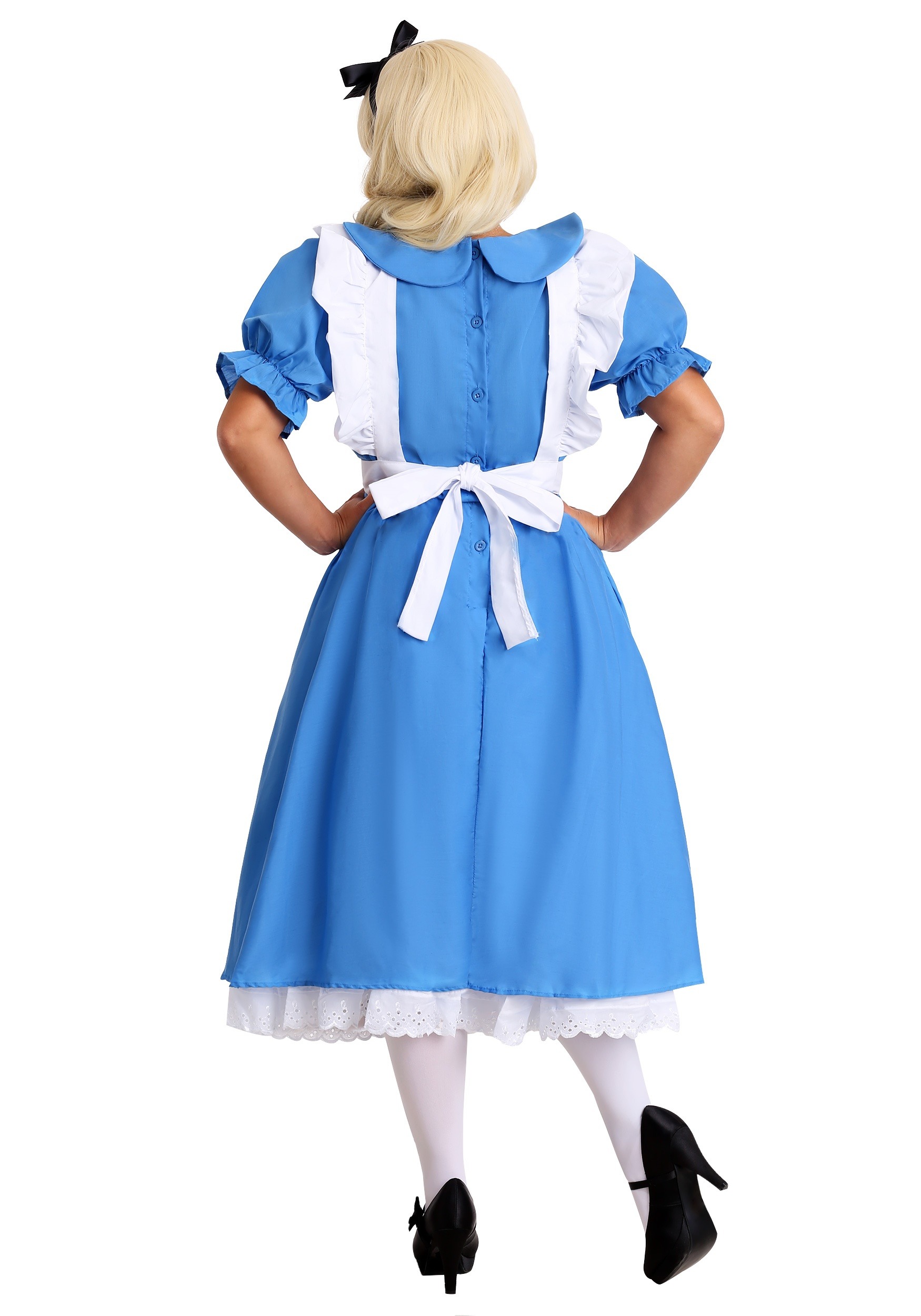 Deluxe Plus Size Alice Fancy Dress Costume For Women , Exclusive Alice Fancy Dress Costume