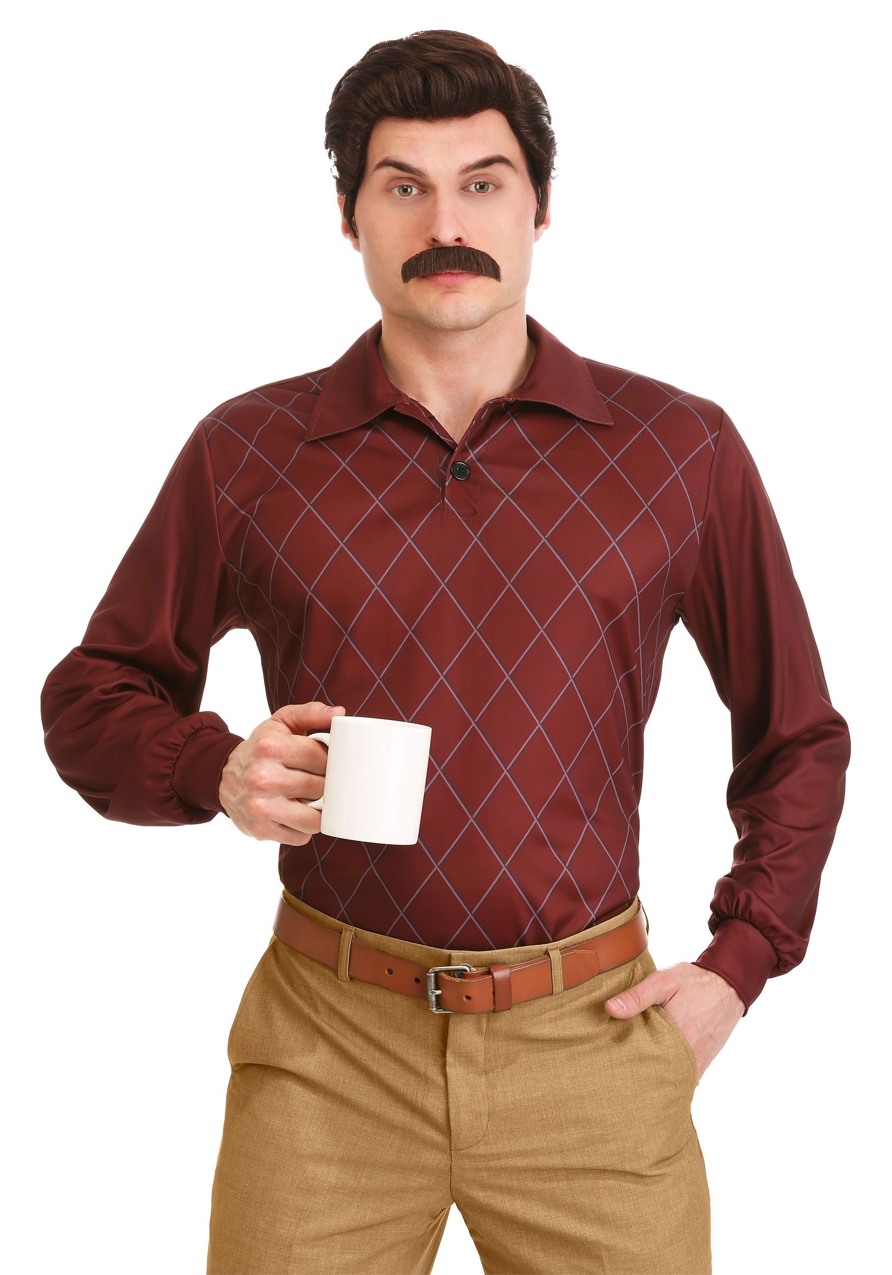 Ron Swanson Parks and Recreation Fancy Dress Costume