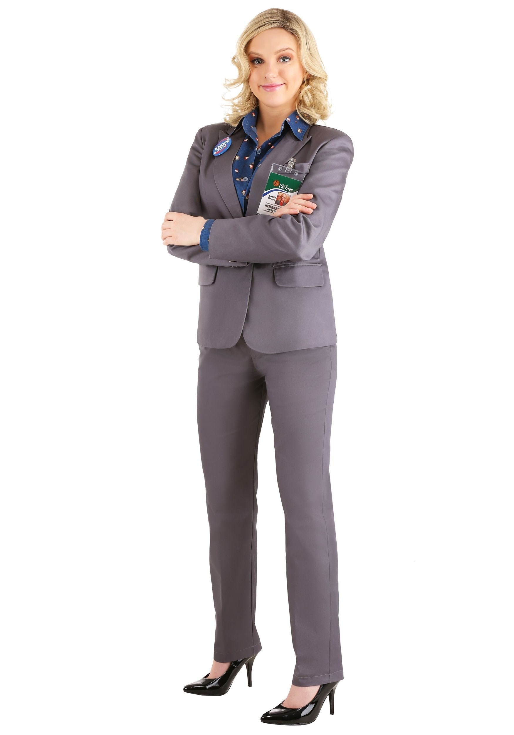 Photos - Fancy Dress A&D FUN Costumes Parks and Recreation Leslie Knope Women's  Costume 
