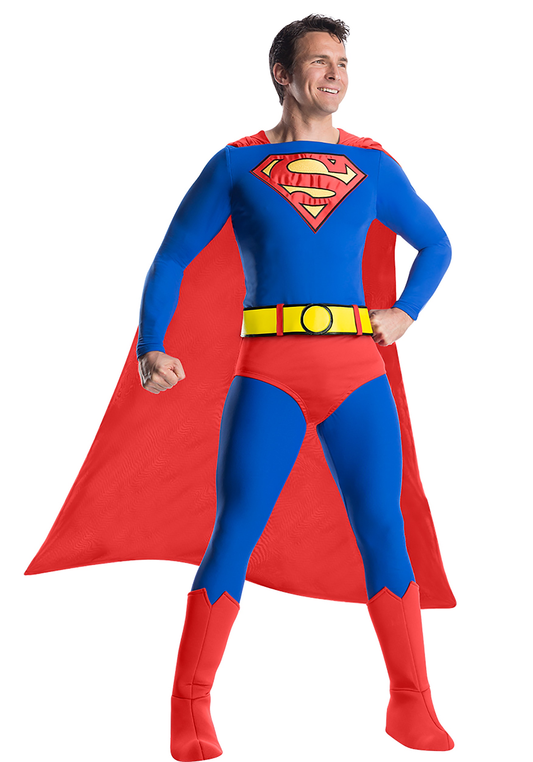 Classic Premium Superman Fancy Dress Costume For Men