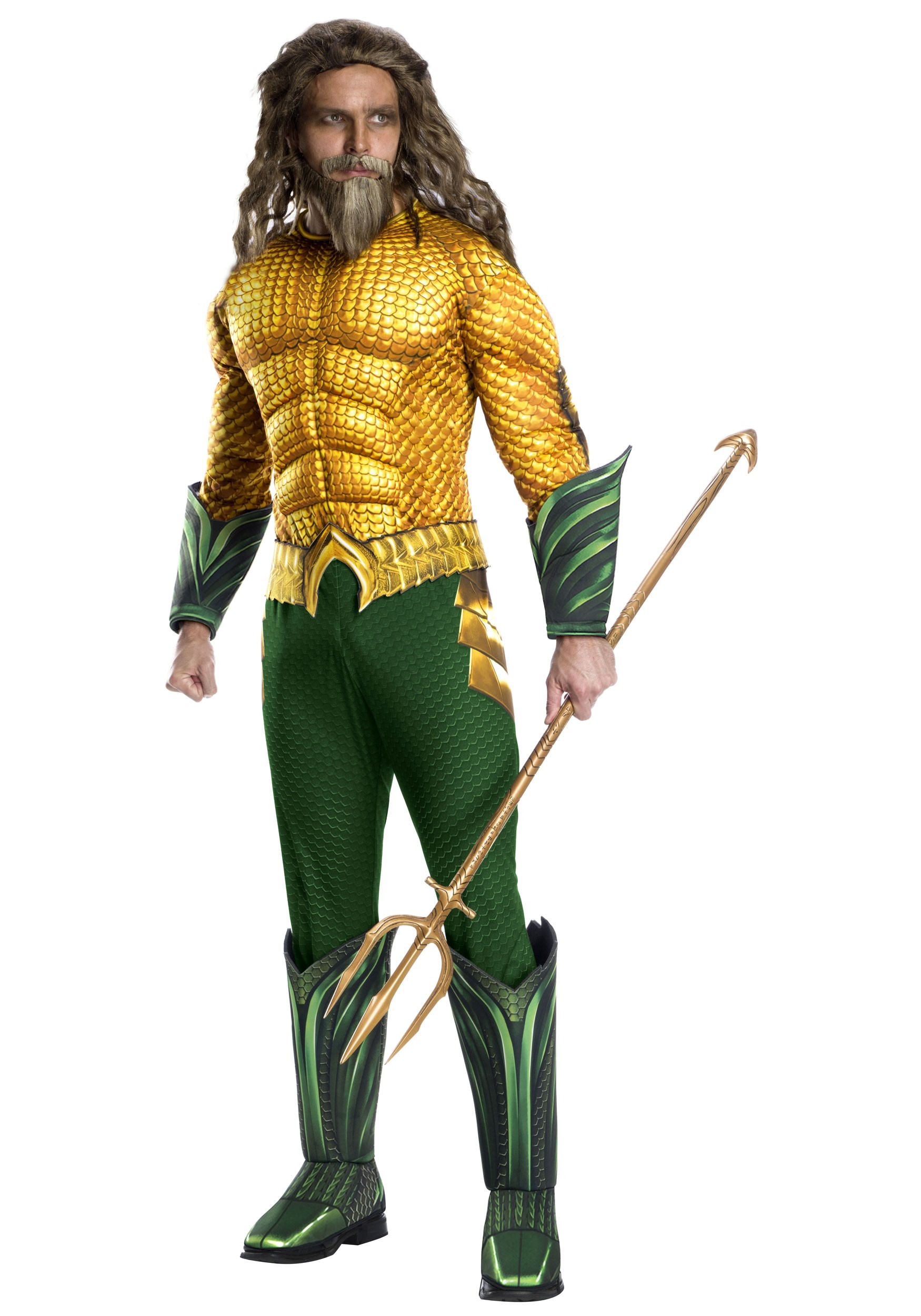 Men's Aquaman Fancy Dress Costume