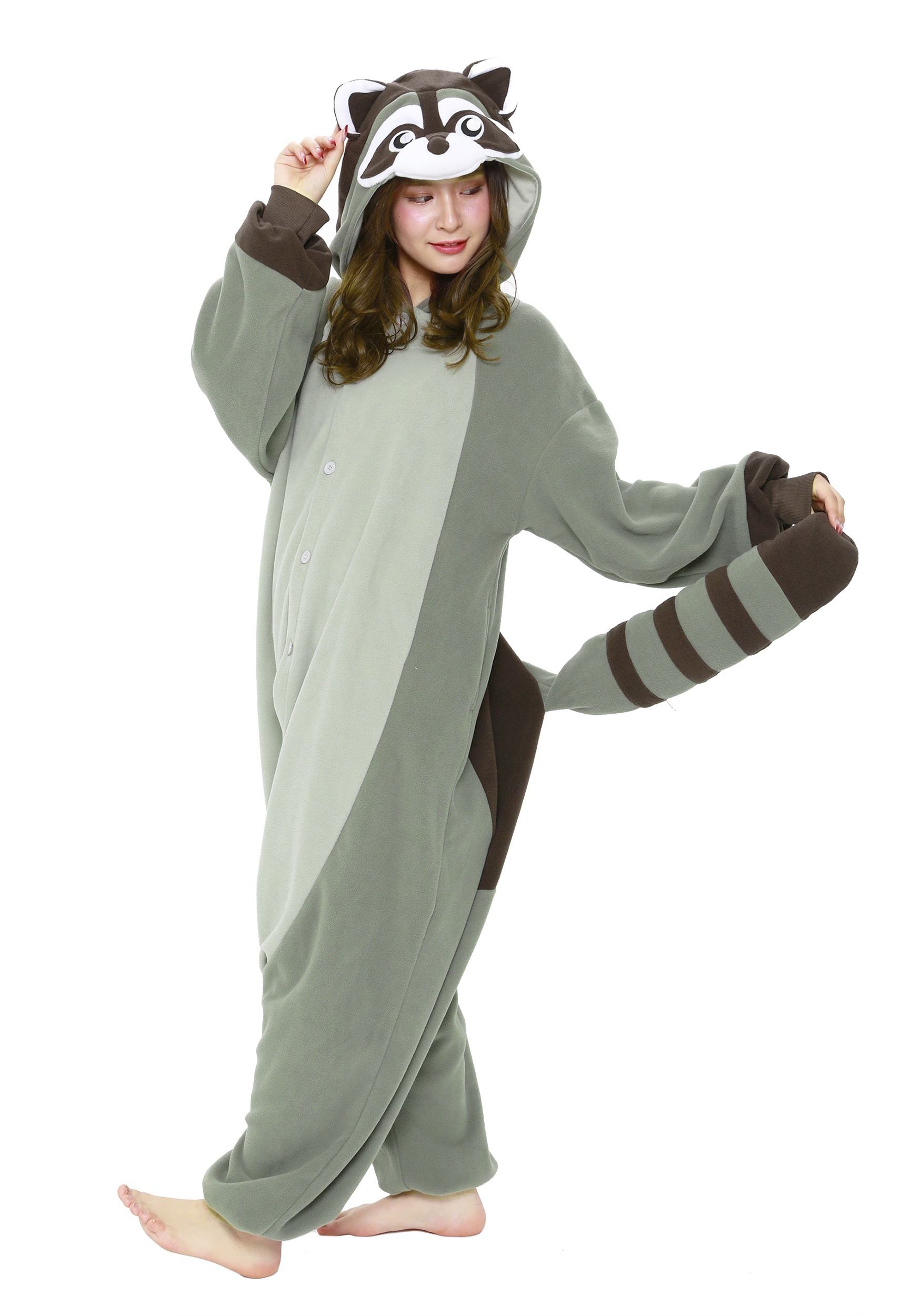 Raccoon Kigurumi Fancy Dress Costume