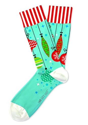 Two Left Feet Trim-A-Tree Christmas Ornament Adult Socks