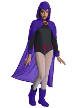 Girl's Teen Titans Raven Costume