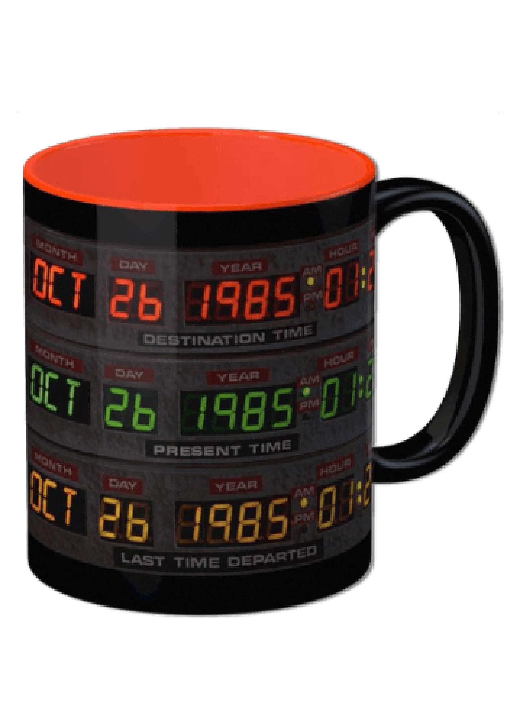 BACK TO THE FUTURE DELOREAN PANEL CERAMIC MUG