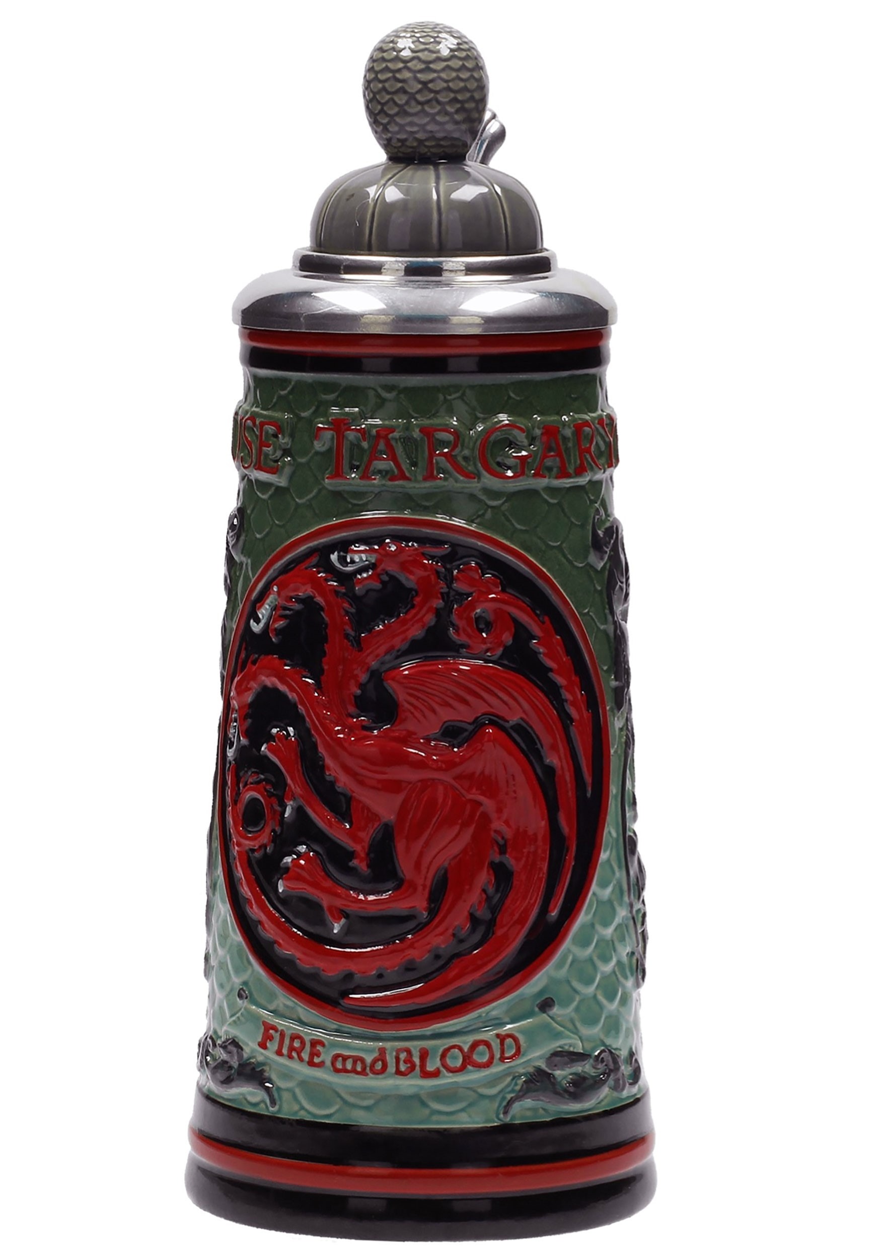 CERAMIC GAME OF THRONES HOUSE TARGARYEN STEIN