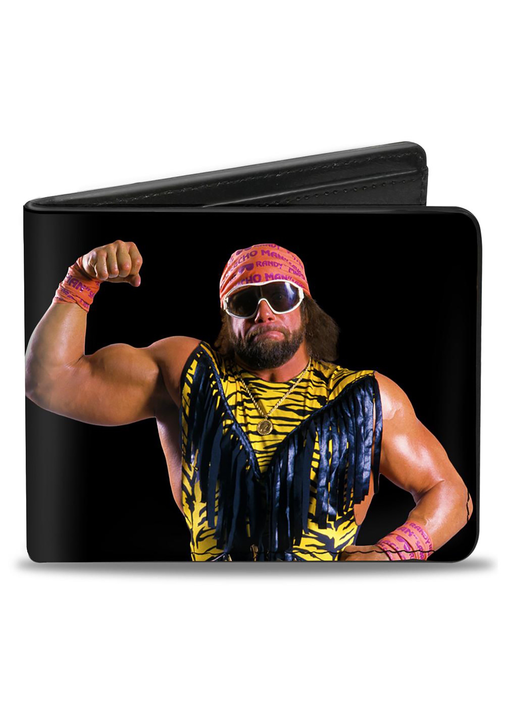 WWE Macho Man Randy Savage Flex Pose Bi-Fold Wallet