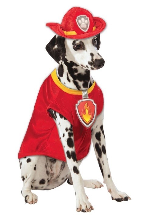 Marshall The Fire Dog From Paw Patrol Pet Costume