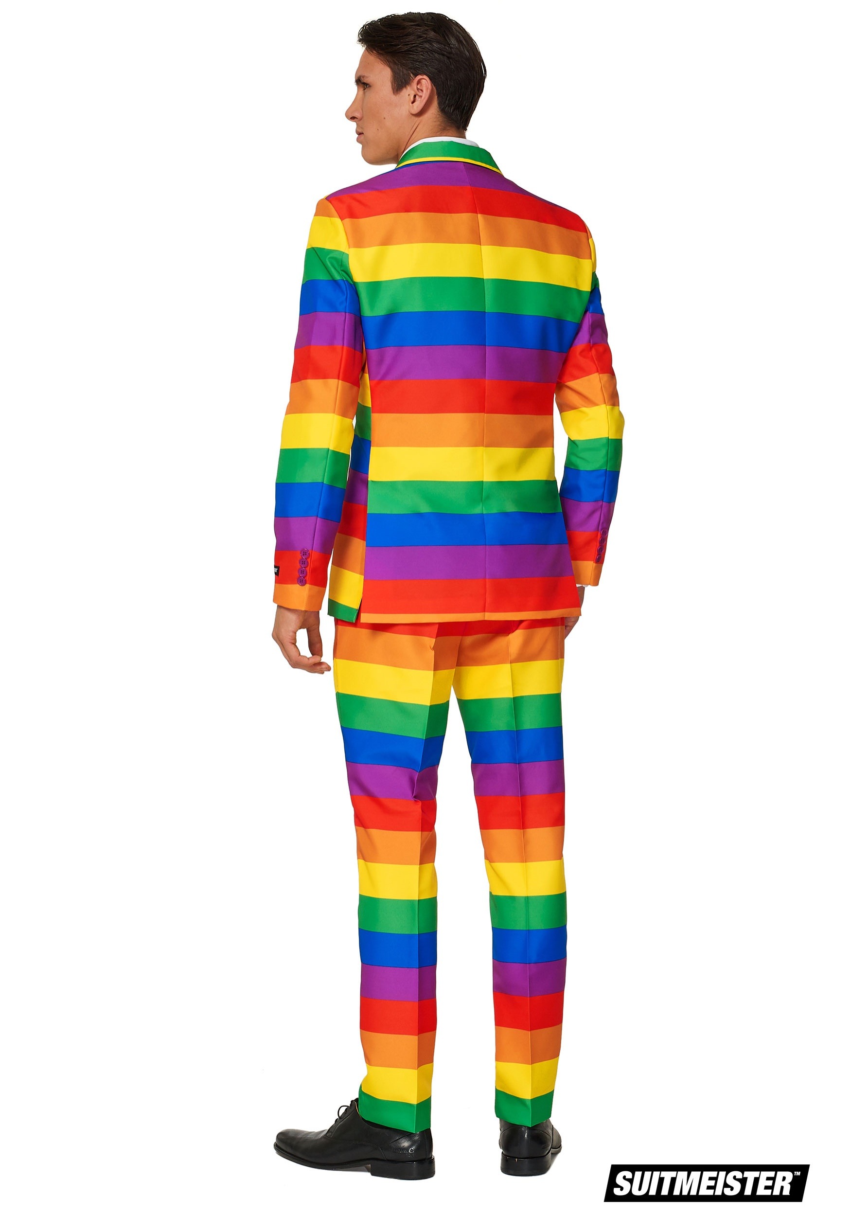 Suitmeister Men's Rainbow Suit Fancy Dress Costume