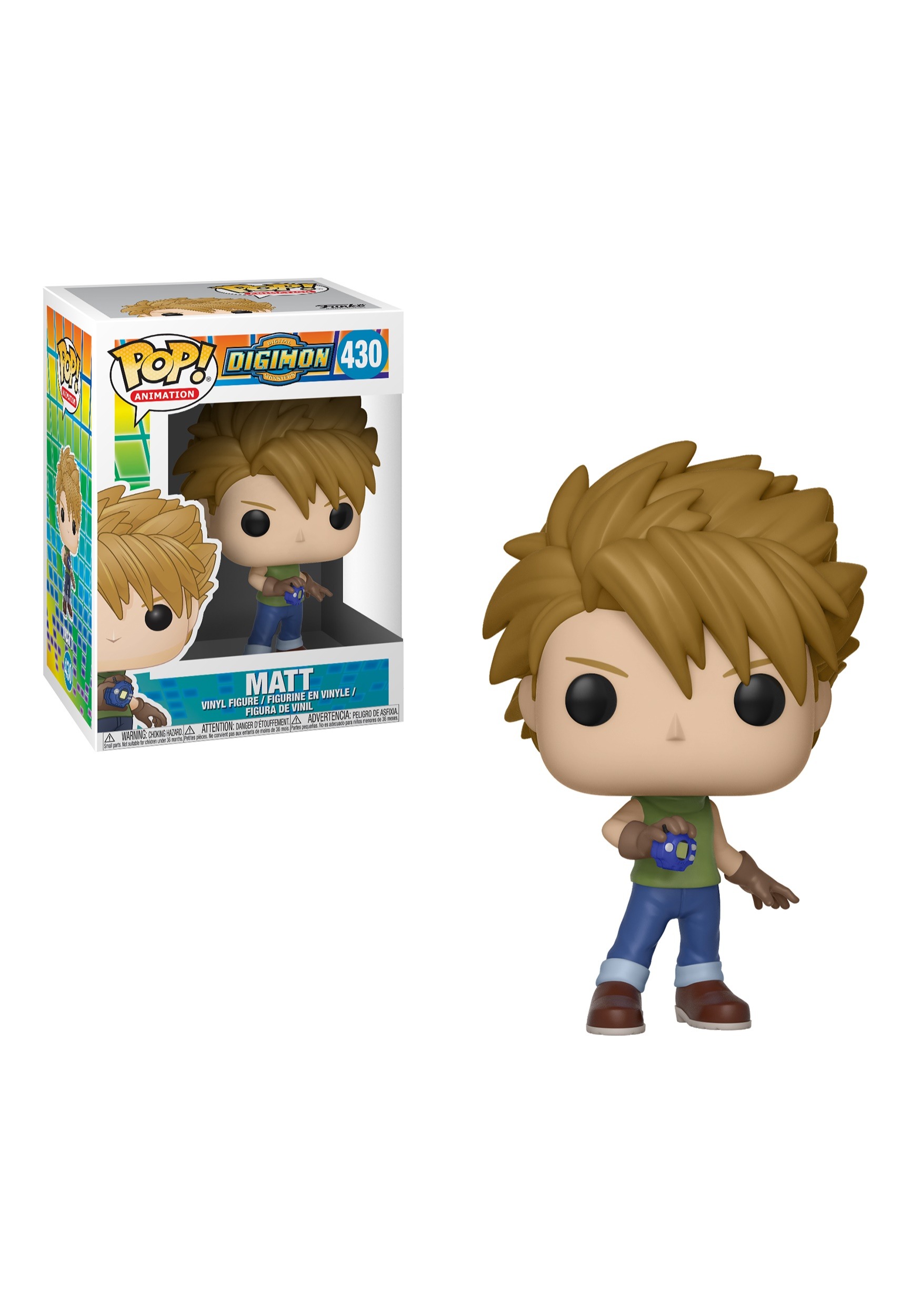 POP! Animation: Digimon- Matt Vinyl Figure