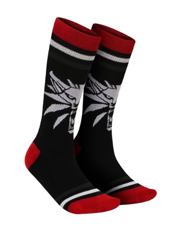 Adult The Witcher White Wolf Socks