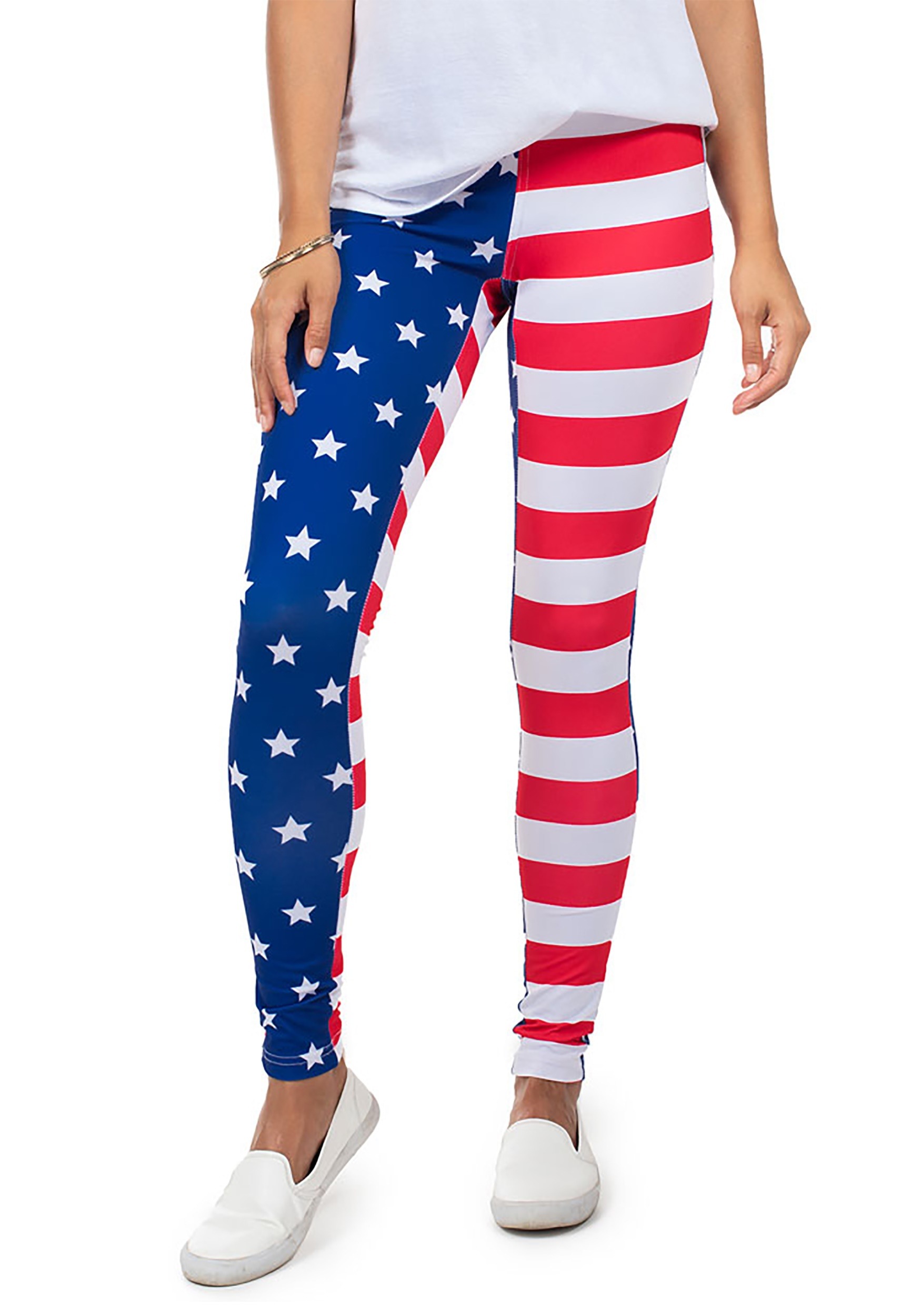 Women's Tipsy Elves American Flag Leggings