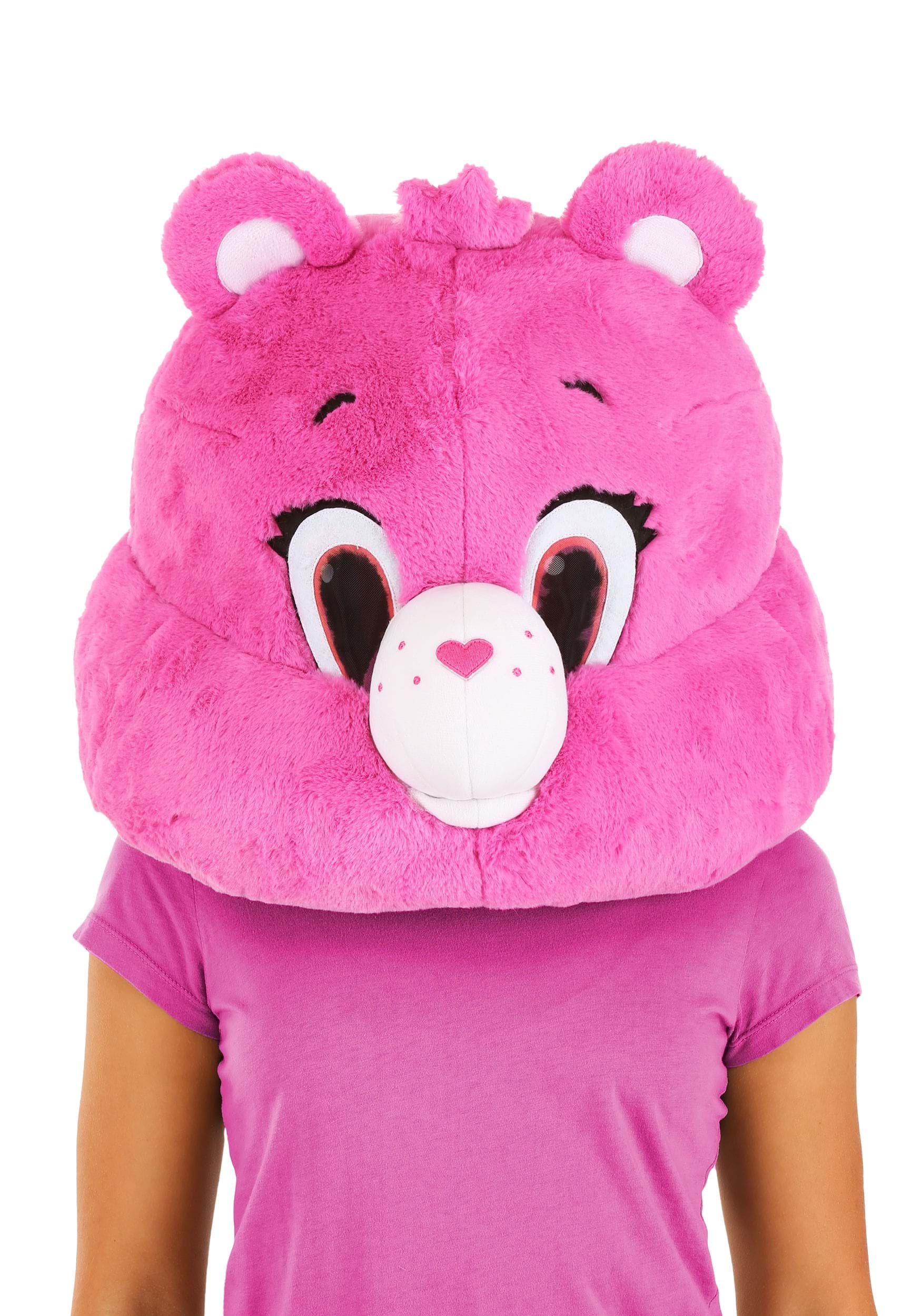 Care Bears Cheer Bear Mascot Mask For Adults , Care Bears Accessories