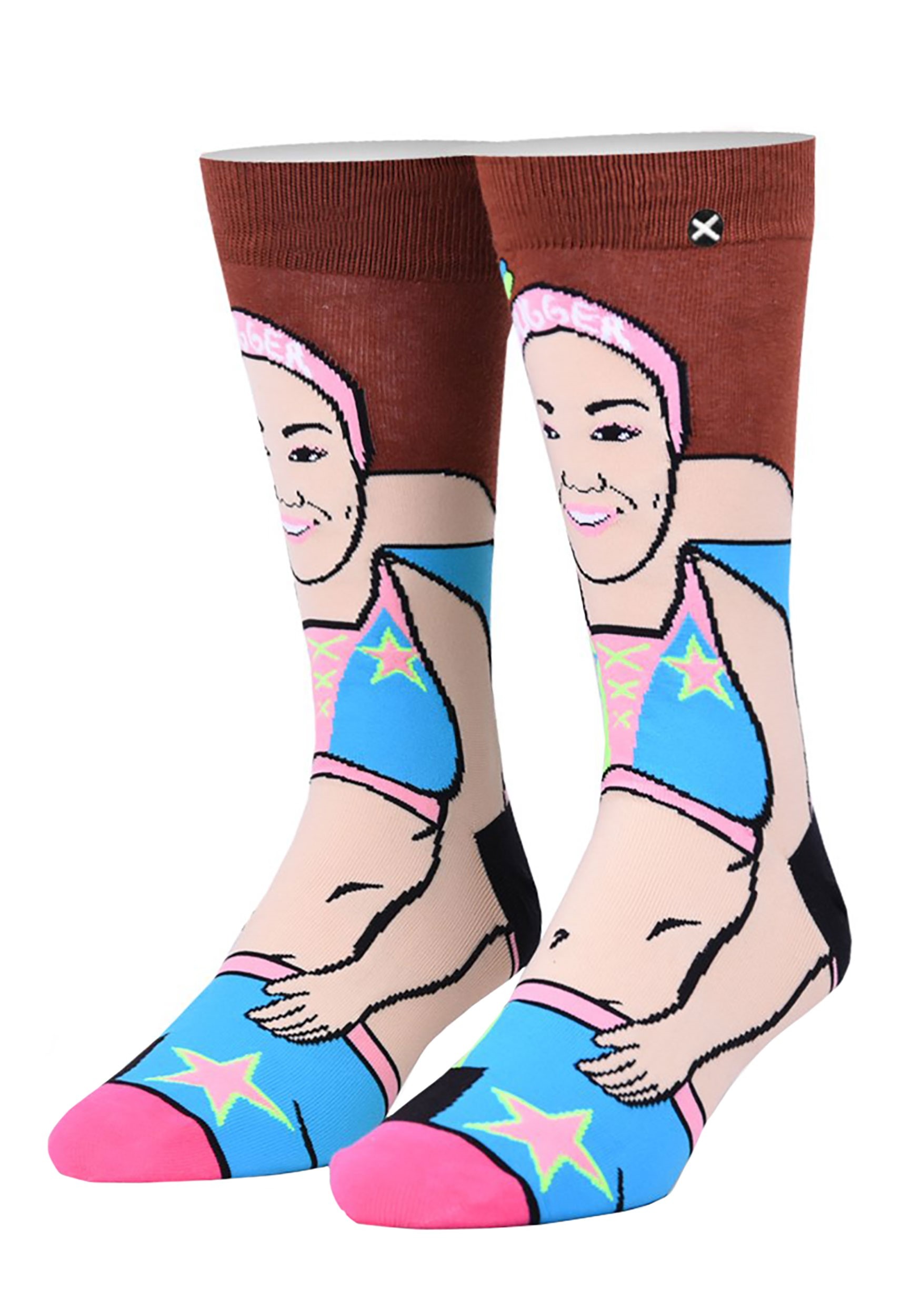 Adult Odd Sox: WWE Bayley- 360 Knit Socks , WWE Socks