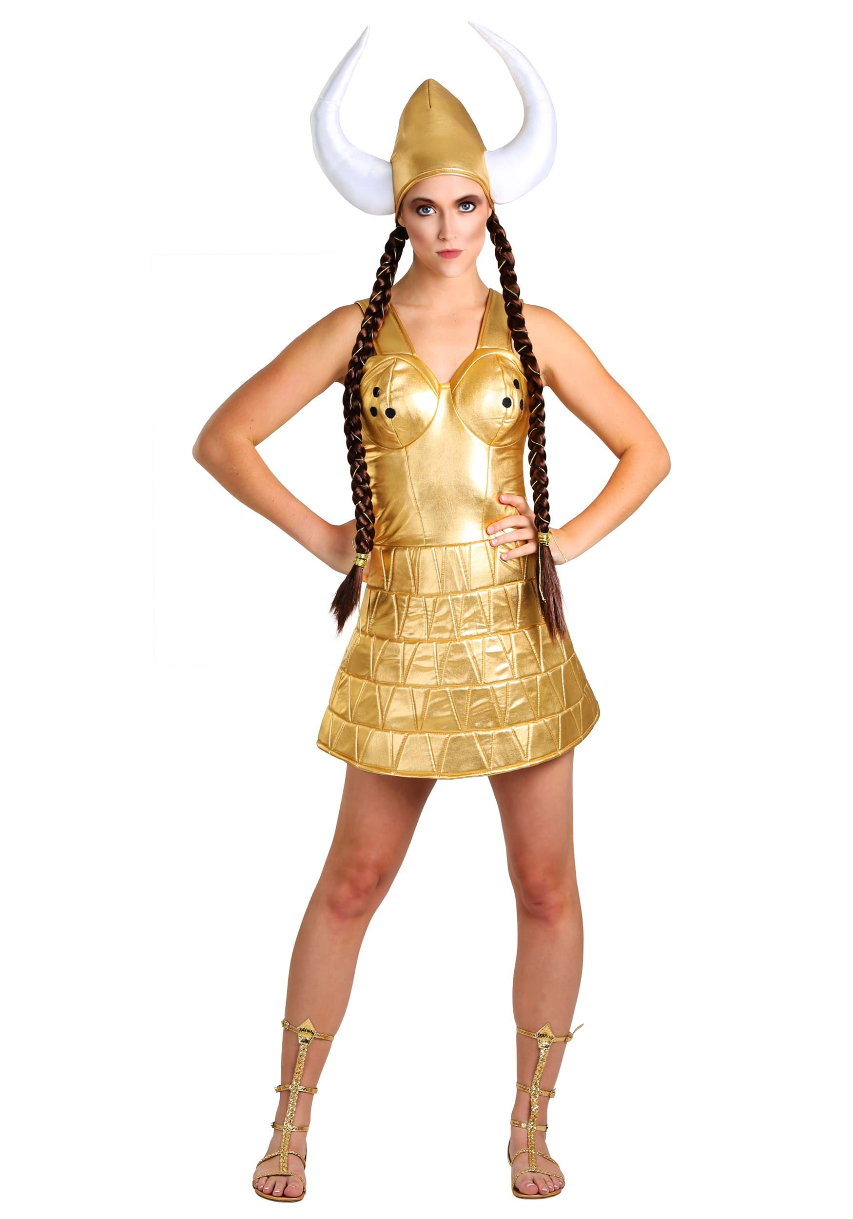 The Big Lebowski Maude Viking Women's Fancy Dress Costume- Plus Size