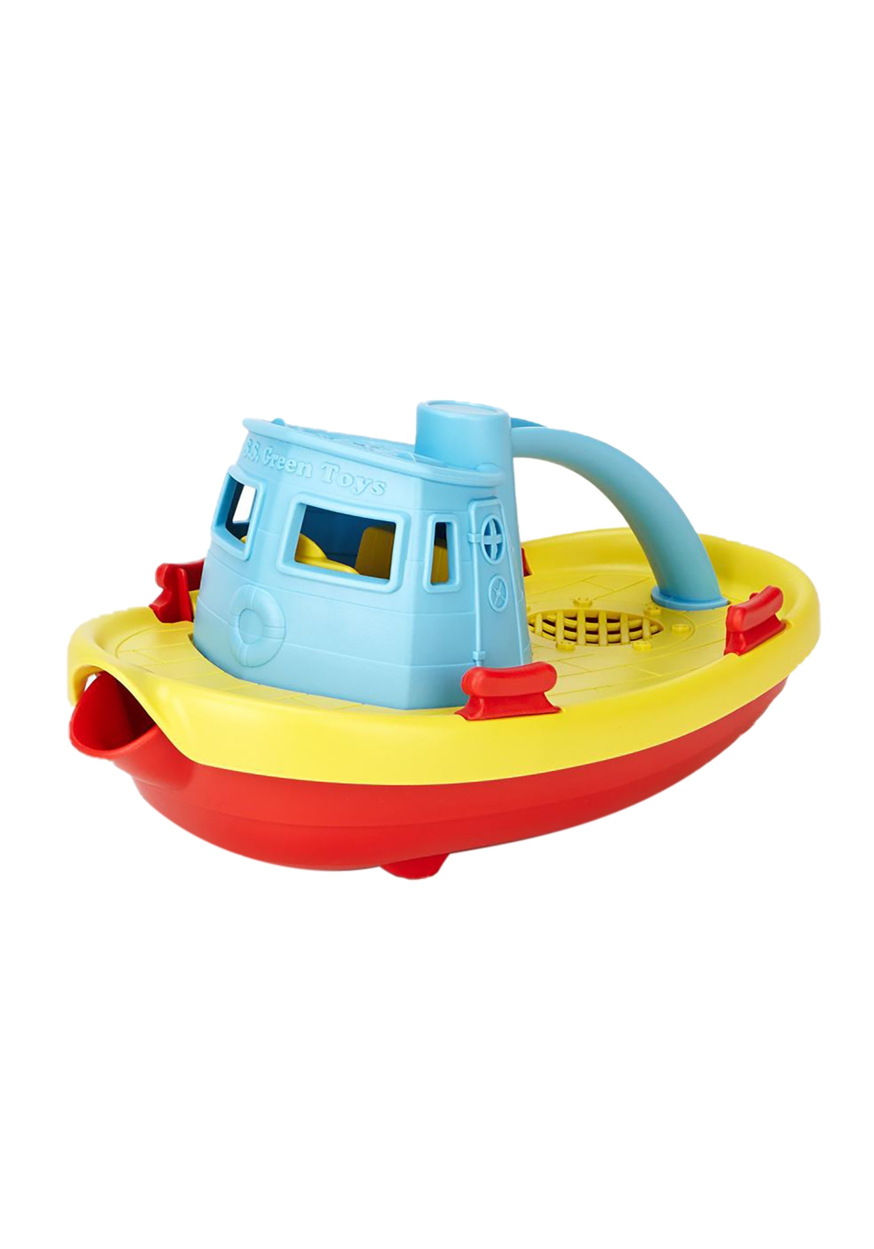 Tug Boat Yellow Green Toys