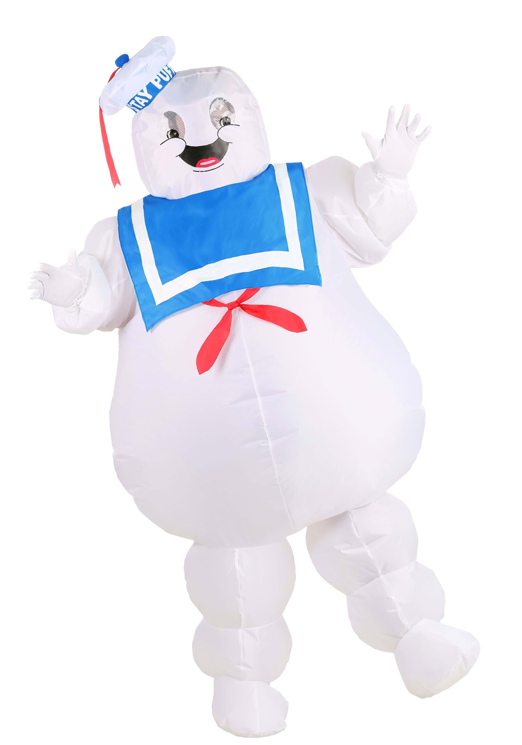 Ghostbusters Inflatable Stay Puft Fancy Dress Costumefor Adults