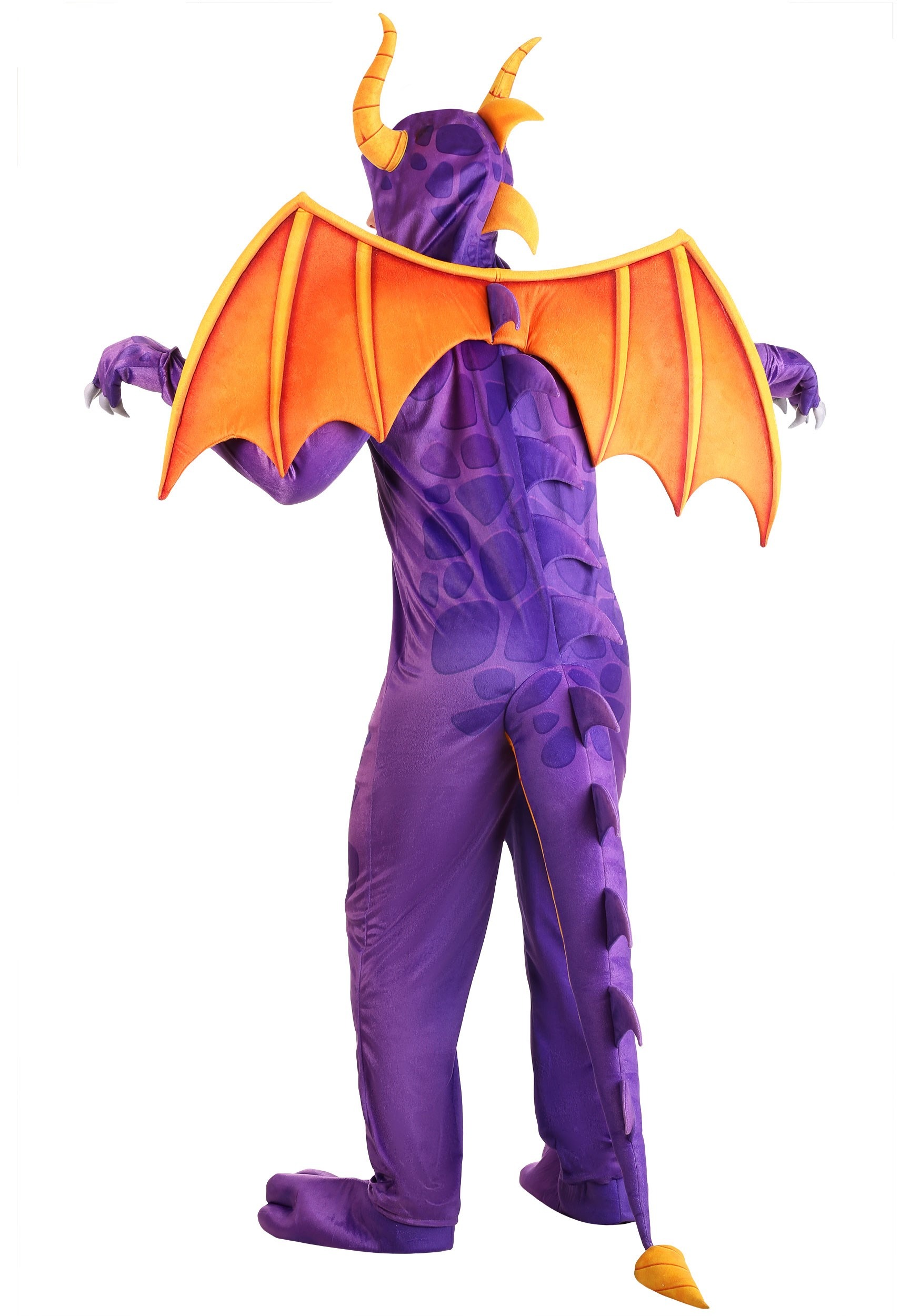 Spyro The Dragon Fancy Dress Costume Jumpsuit For Adults