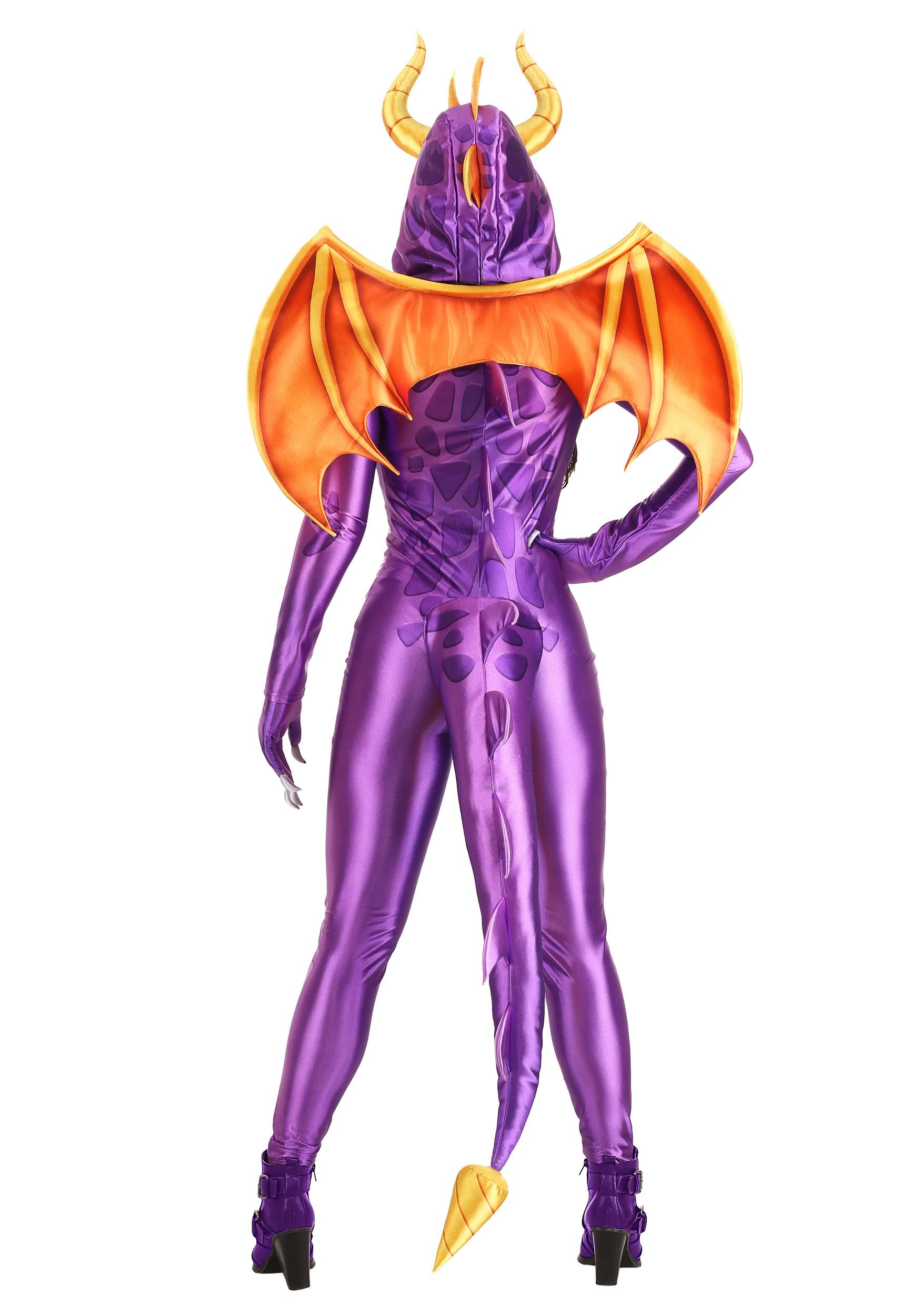Spyro The Dragon Fancy Dress Costume Jumpsuit For Women