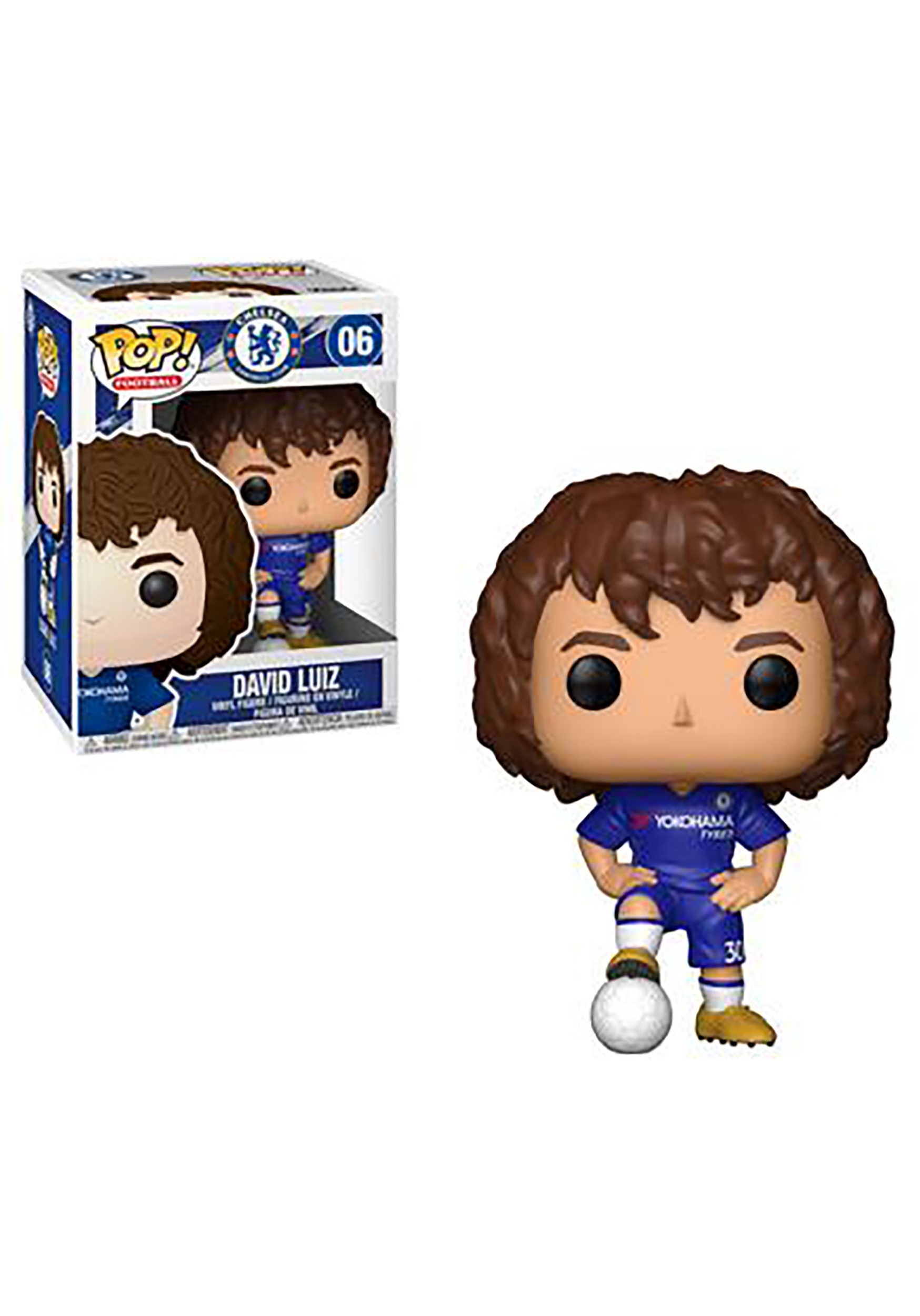 Pop! Football: Chelsea- David Luiz Vinyl Figure